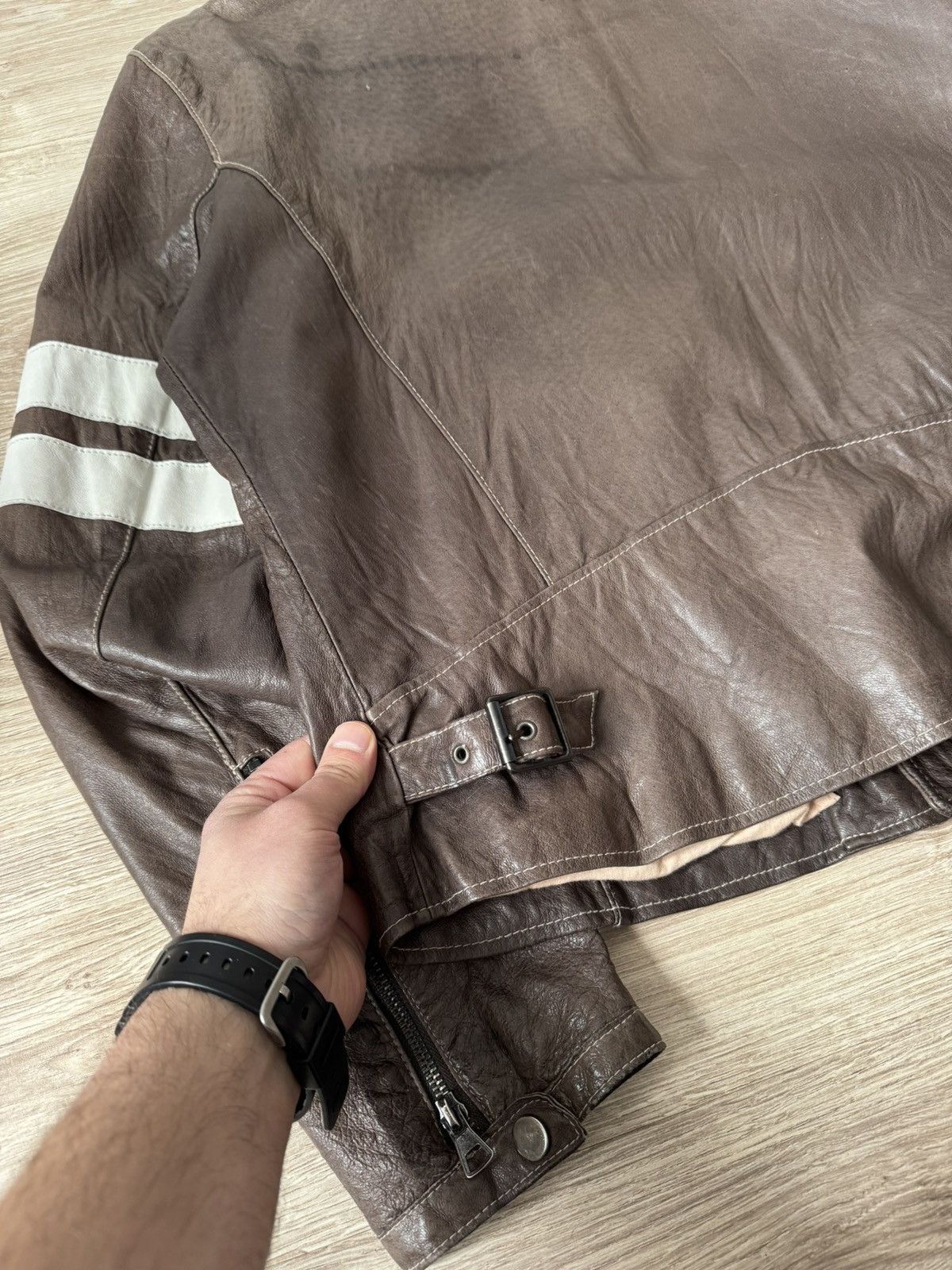 Vintage Vintage Y2K Japanese Style Moto Racing Leather Jacket Size US M / EU 48-50 / 2 - 11 Thumbnail