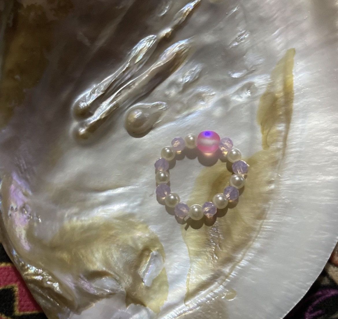 Other Pink Opalite kid core ring Size ONE SIZE - 1 Preview