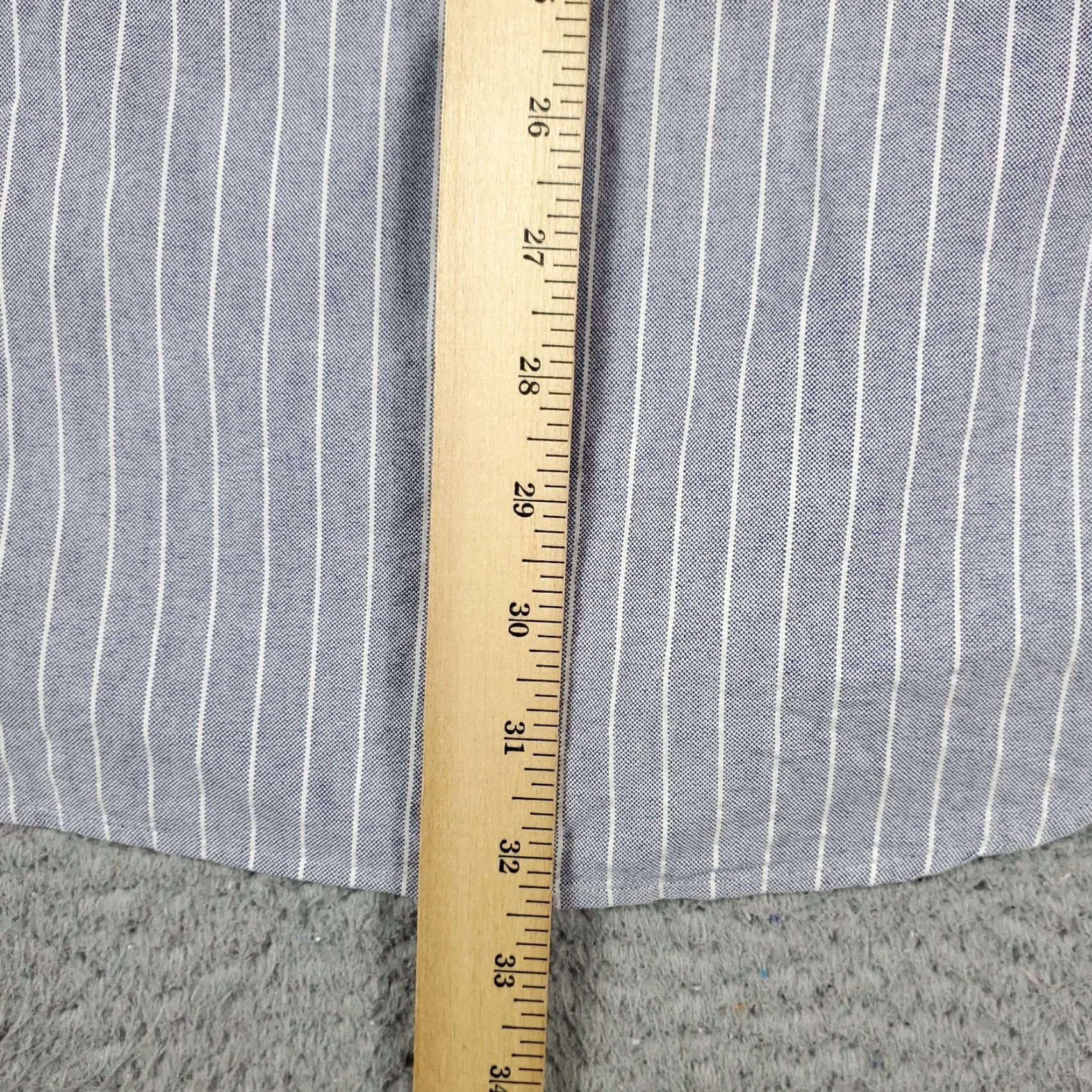 Ralph Lauren Ralph Lauren Shirt Mens 16 Blue Striped Pony Dress Button Up Long Sleeve Shirt Size 42R - 5 Thumbnail