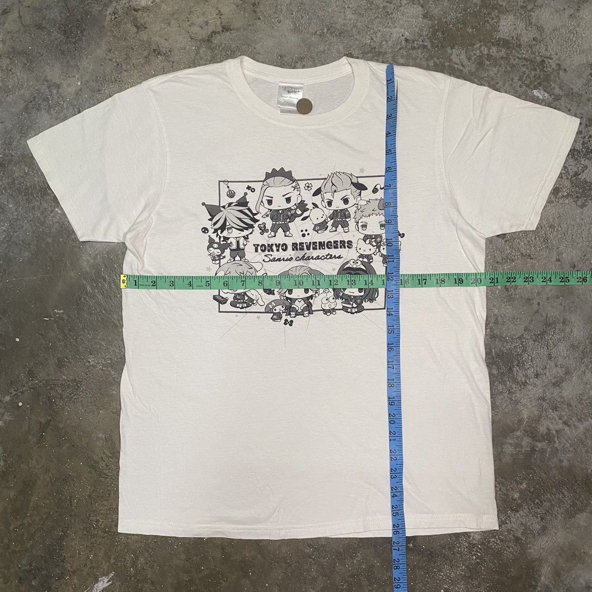 Anime Sanrio Hello Kitty x Tokyo Revengers Anime T Shirt Size US L / EU 52-54 / 3 - 10 Thumbnail