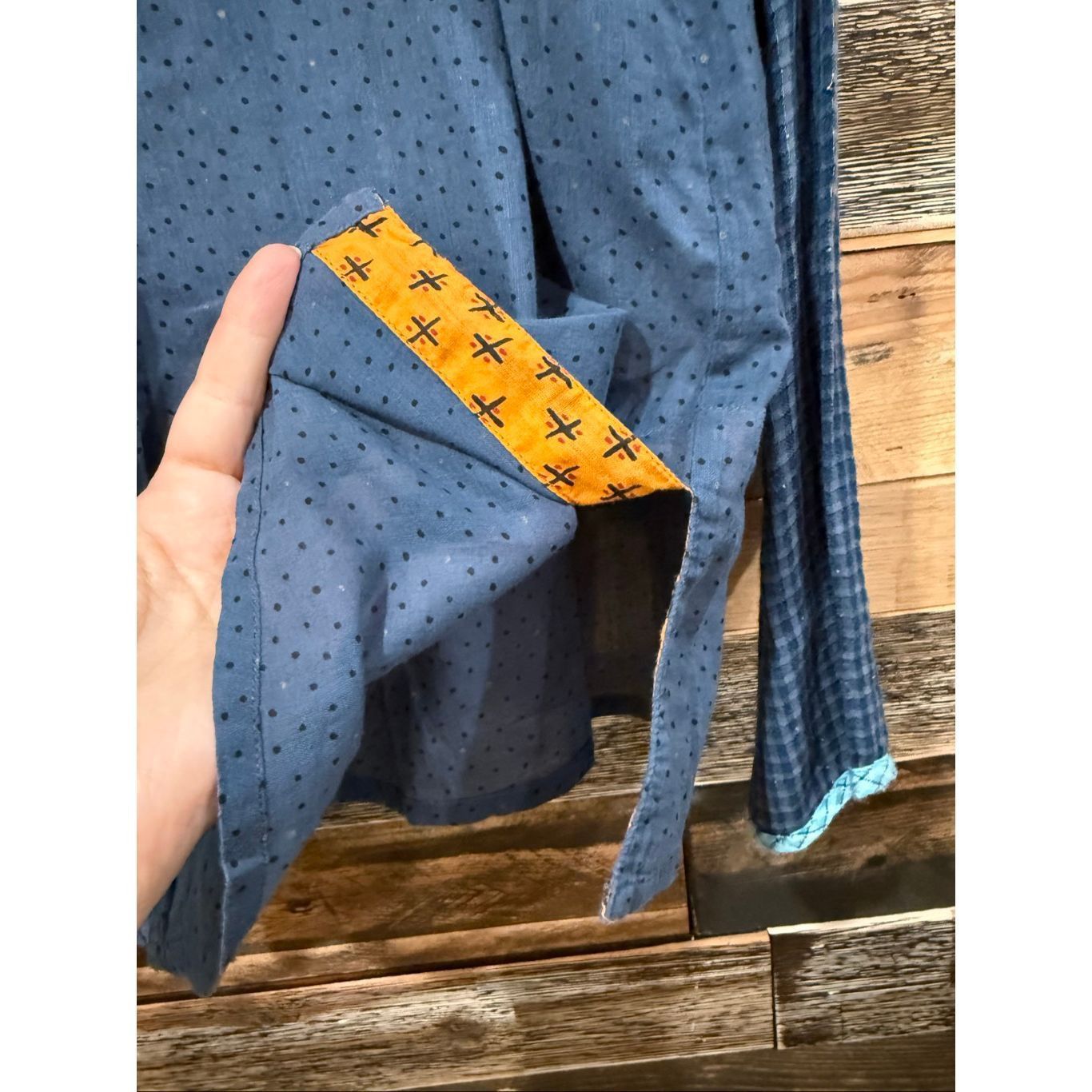 Guru Gudrun Sjoden blue button front top blouse size Small Size S / US 4 / IT 40 - 4 Thumbnail