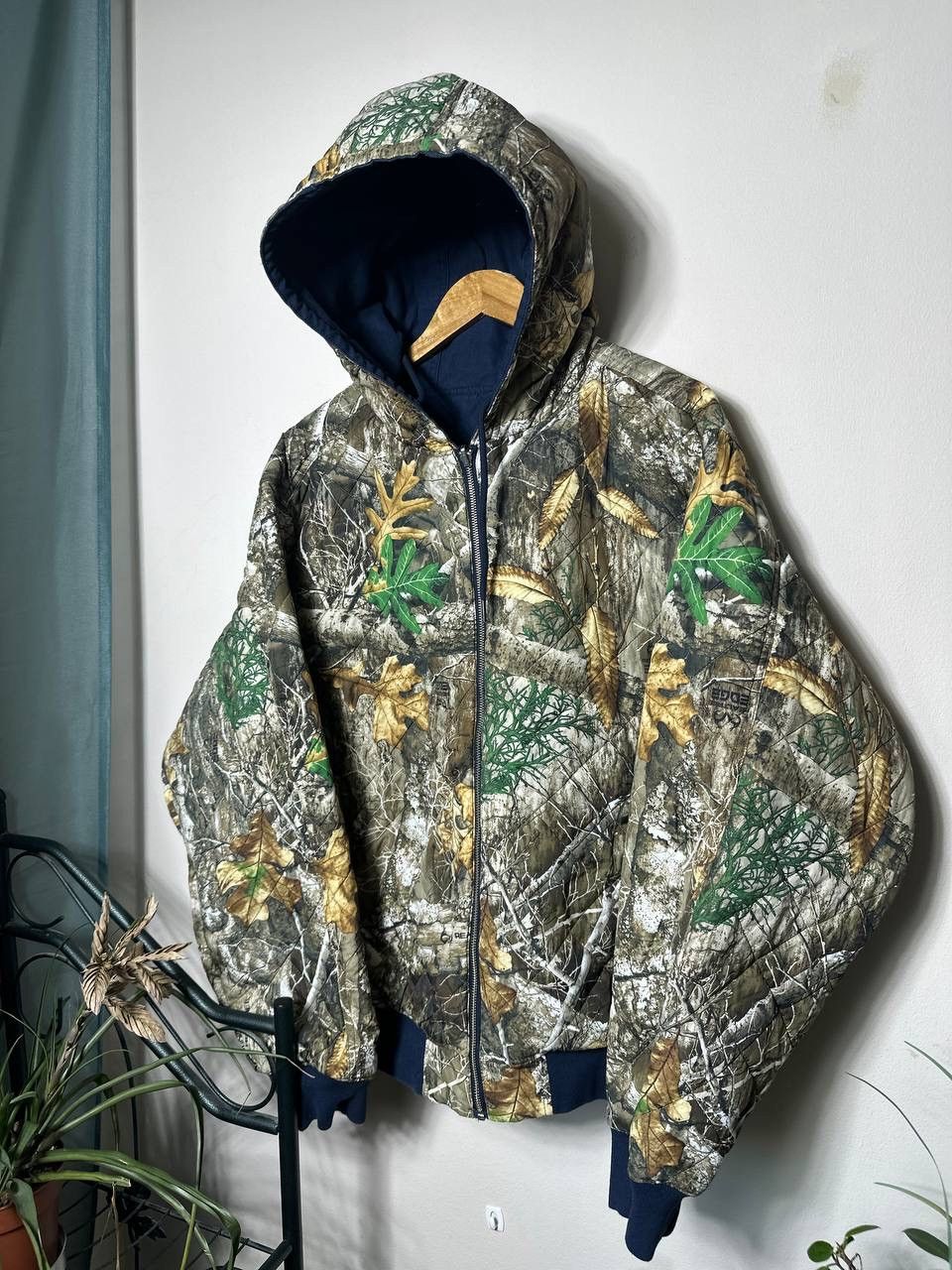 Palace Palace real tree navy reversible jacket size L Size US L / EU 52-54 / 3 - 8 Thumbnail