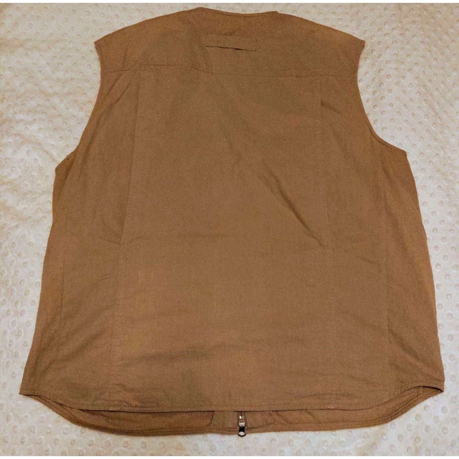 Vintage Duluth Vest Mens L Tall Cargo Nylon Canvas Work Beige Fishing Outdoor Shirt Size US L / EU 52-54 / 3 - 6 Thumbnail