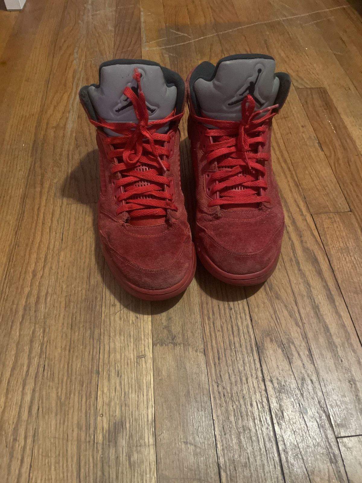 Jordan Brand Jordan 5 “red suede” Size US 12 / EU 45 - 3 Thumbnail