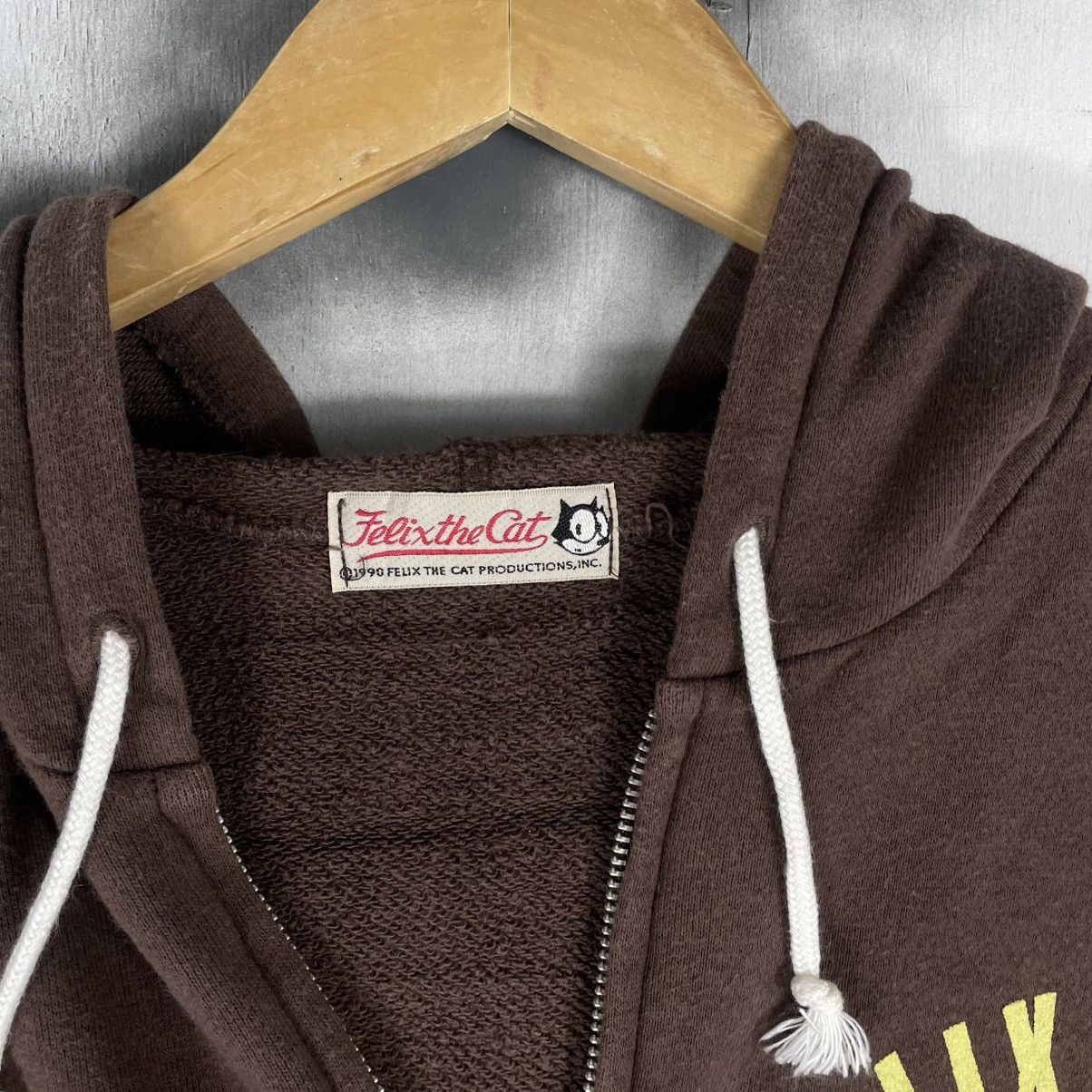 Cartoon Network × Felix × Vintage FELIX THE CAT BIG LOGO HOODED DISTRESSED STYLE Size US S / EU 44-46 / 1 - 4 Thumbnail