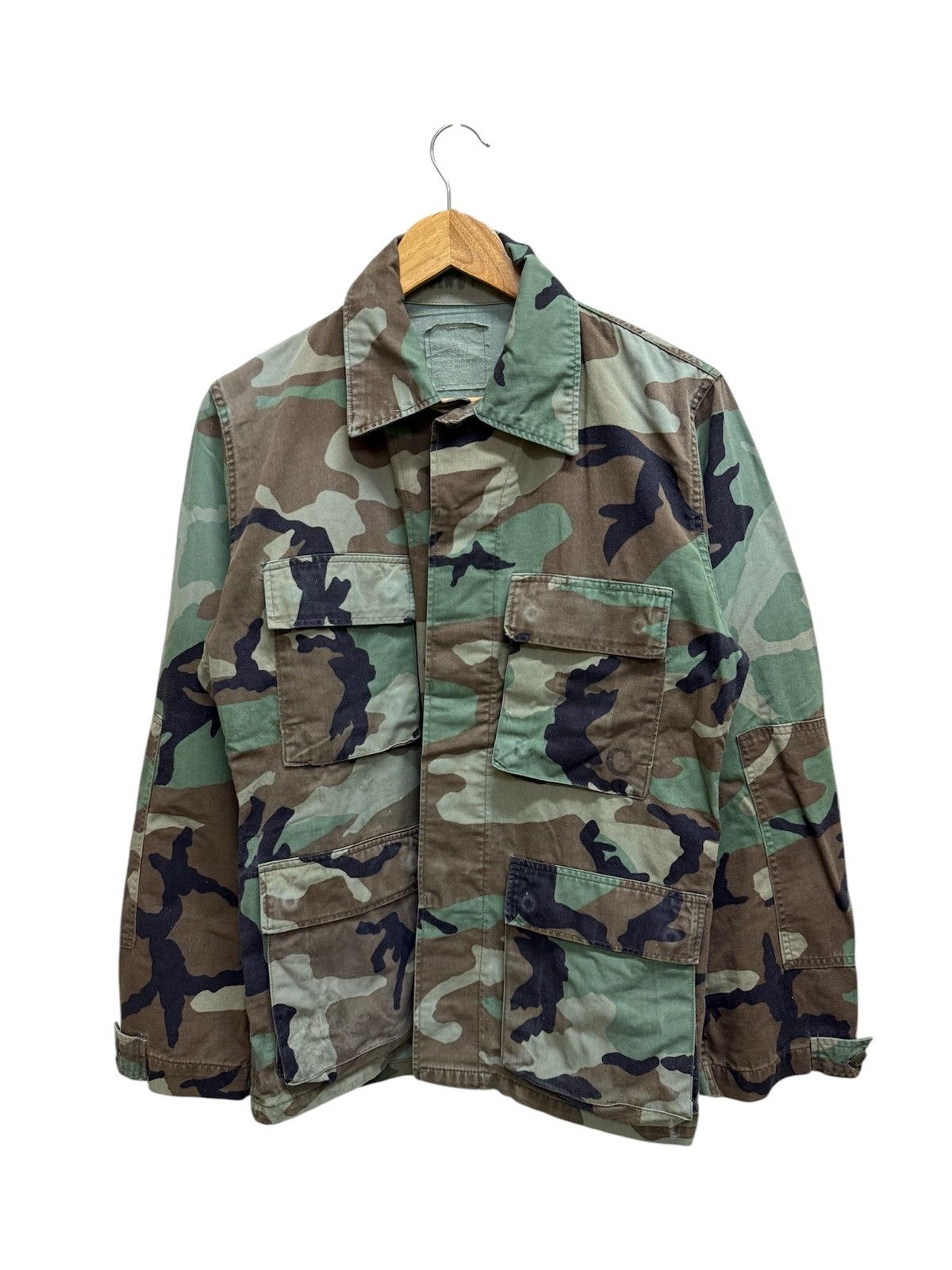 Vintage Vintage US Army USMC Combat Camoflage Patern Jacket Size US S / EU 44-46 / 1 - 1 Thumbnail