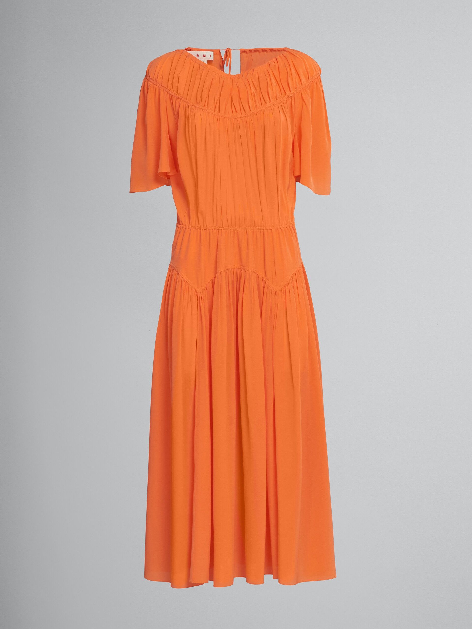 Marni o1y1025 Maxi Dress in Orange Size XS / US 0-2 / IT 36-38 - 1 Thumbnail