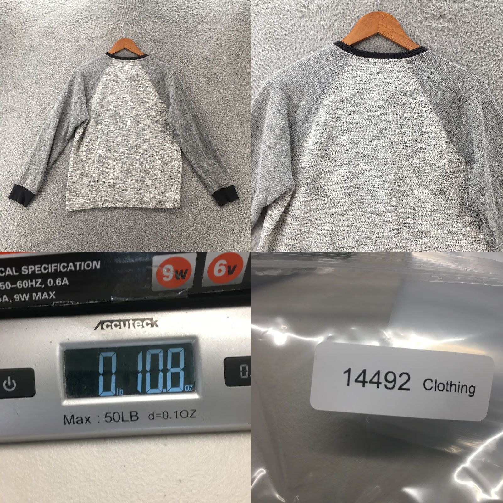 Banana Republic Banana Republic Pullover Sweater Mens S Gray Cotton Blend Henley Raglan Sleeve Shirt Size US S / EU 44-46 / 1 - 8 Thumbnail