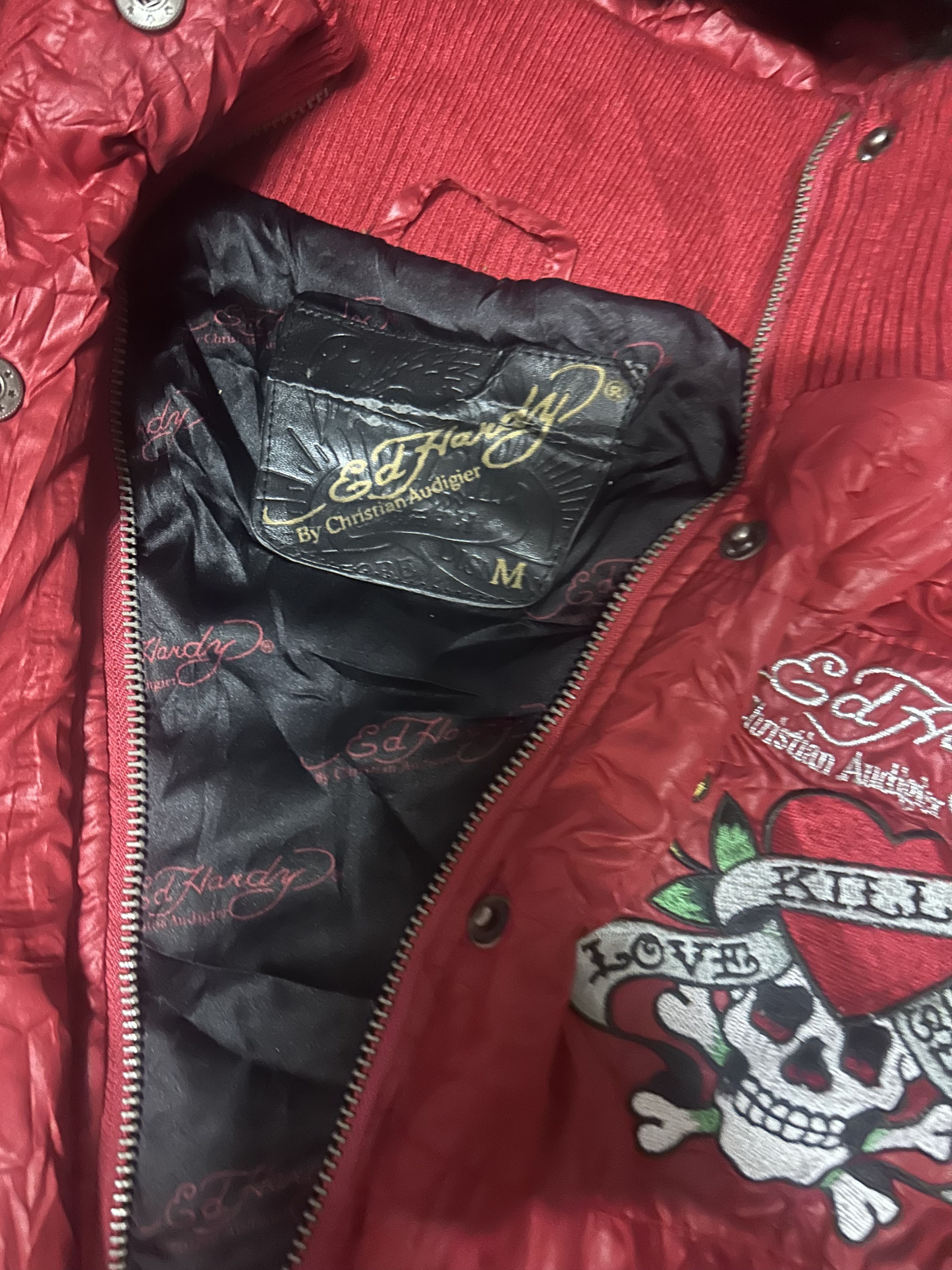 Ed Hardy Rare Ed Hardy fur jacket by christian audigier Size US M / EU 48-50 / 2 - 9 Thumbnail