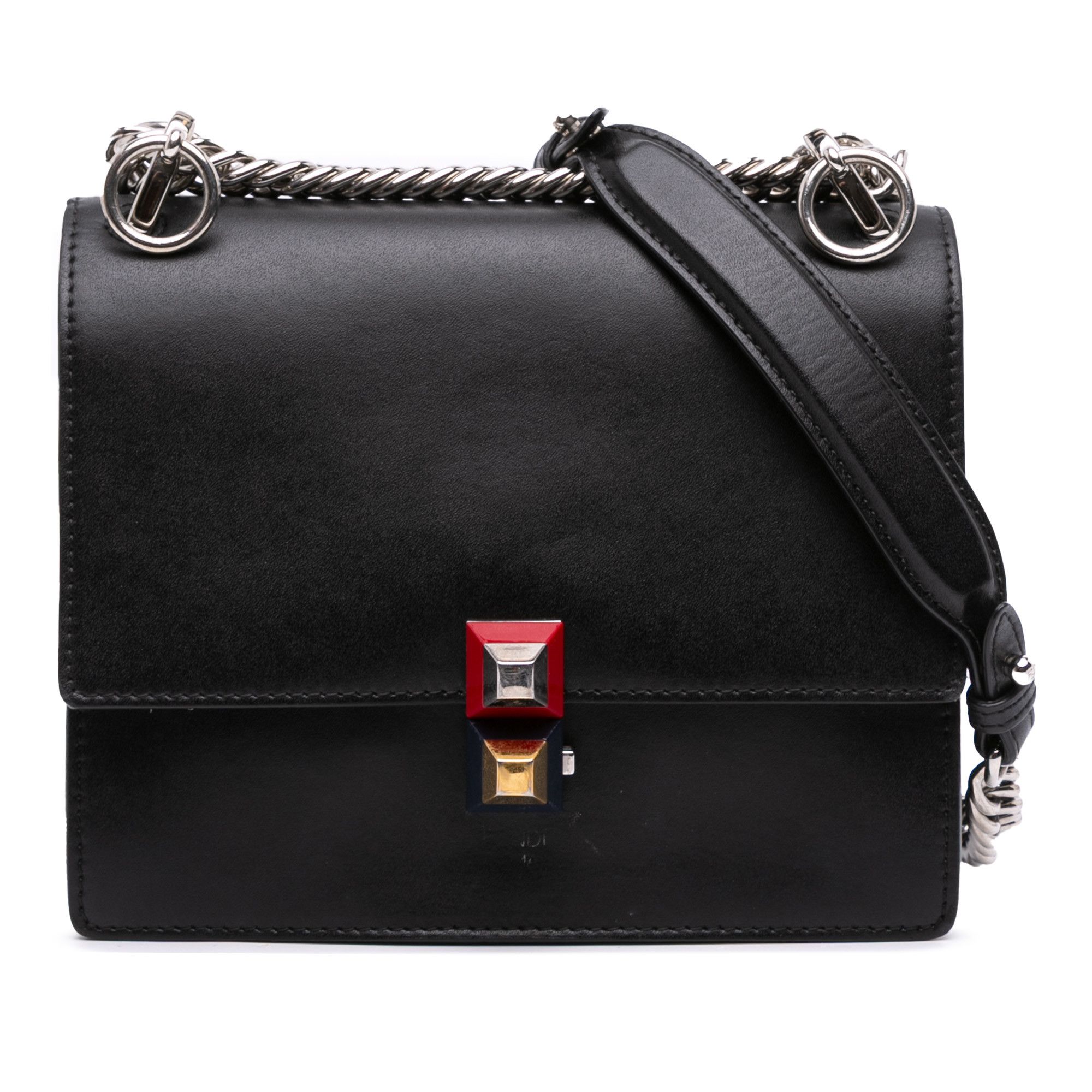 Fendi Fendi Small Leather Kan I Crossbody Size ONE SIZE - 1 Thumbnail