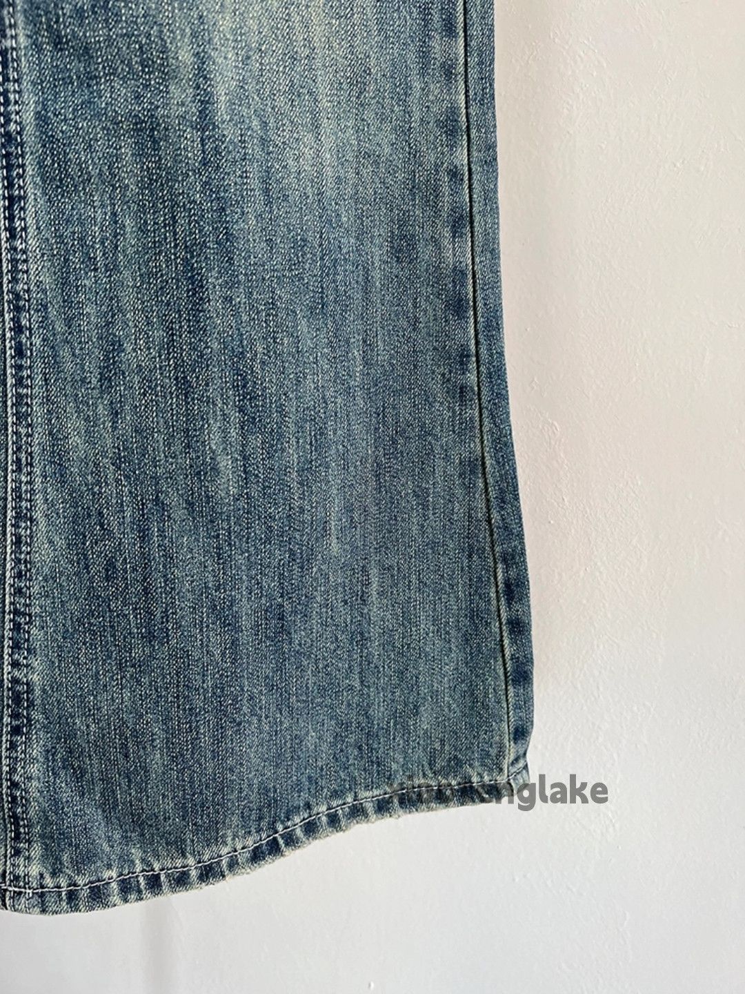 Jean × Vintage washed faded cleanfit yuppie bootcut grunge jeans Size US 34 / EU 50 - 8 Thumbnail