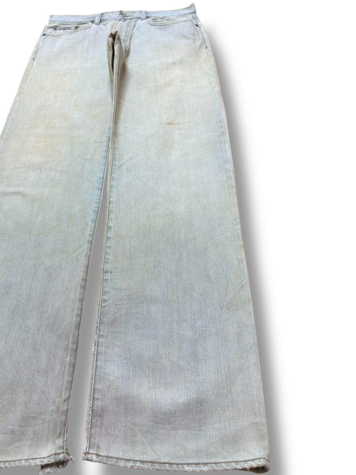 Calvin Klein 205W39NYC Vintage Calvin Klein Mudwash Long Leg Denim Size US 33 - 4 Thumbnail