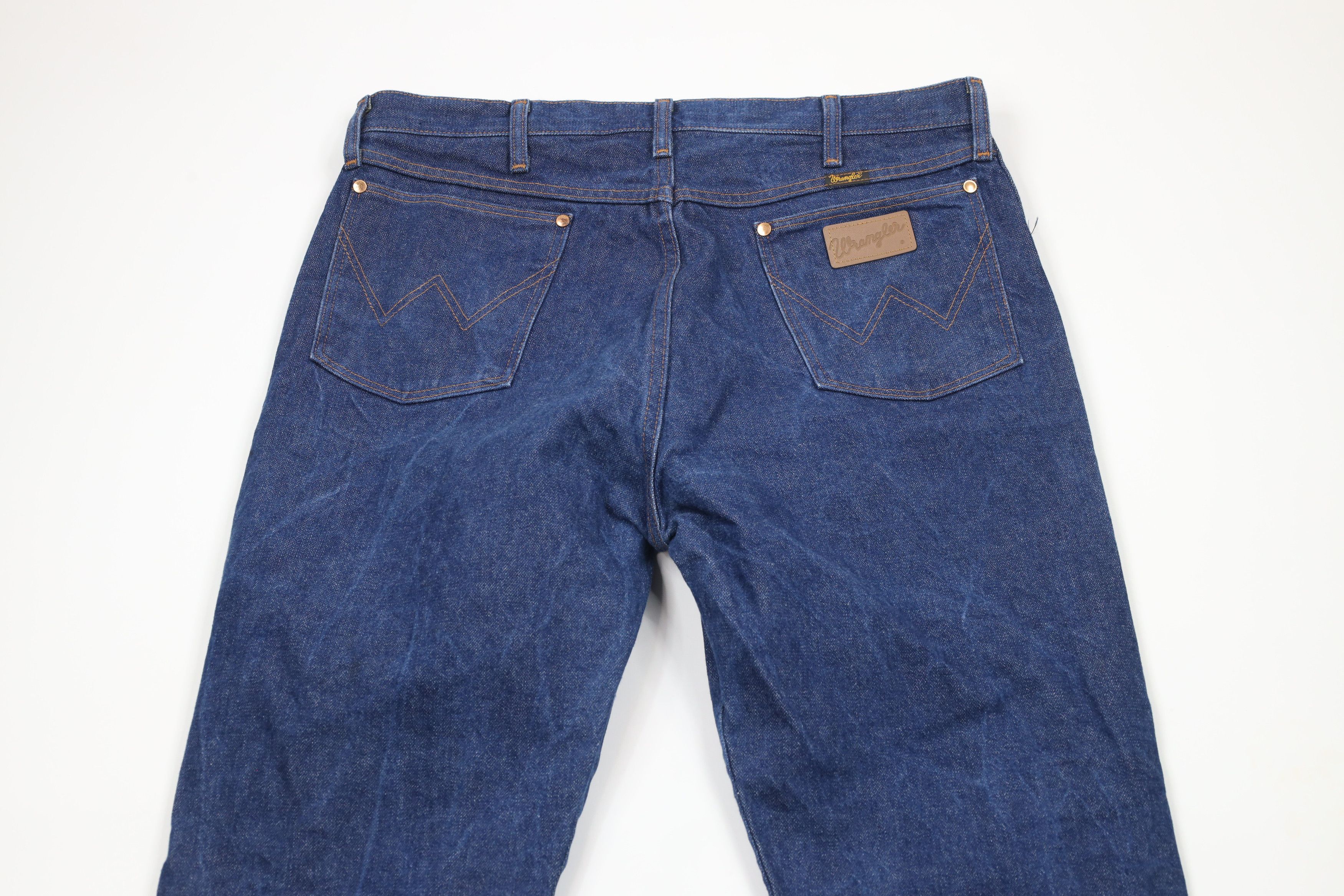 Vintage × Wrangler Vintage 90s Wrangler Bootcut Denim Jeans Blue Cotton USA Size US 38 / EU 54 - 9 Thumbnail