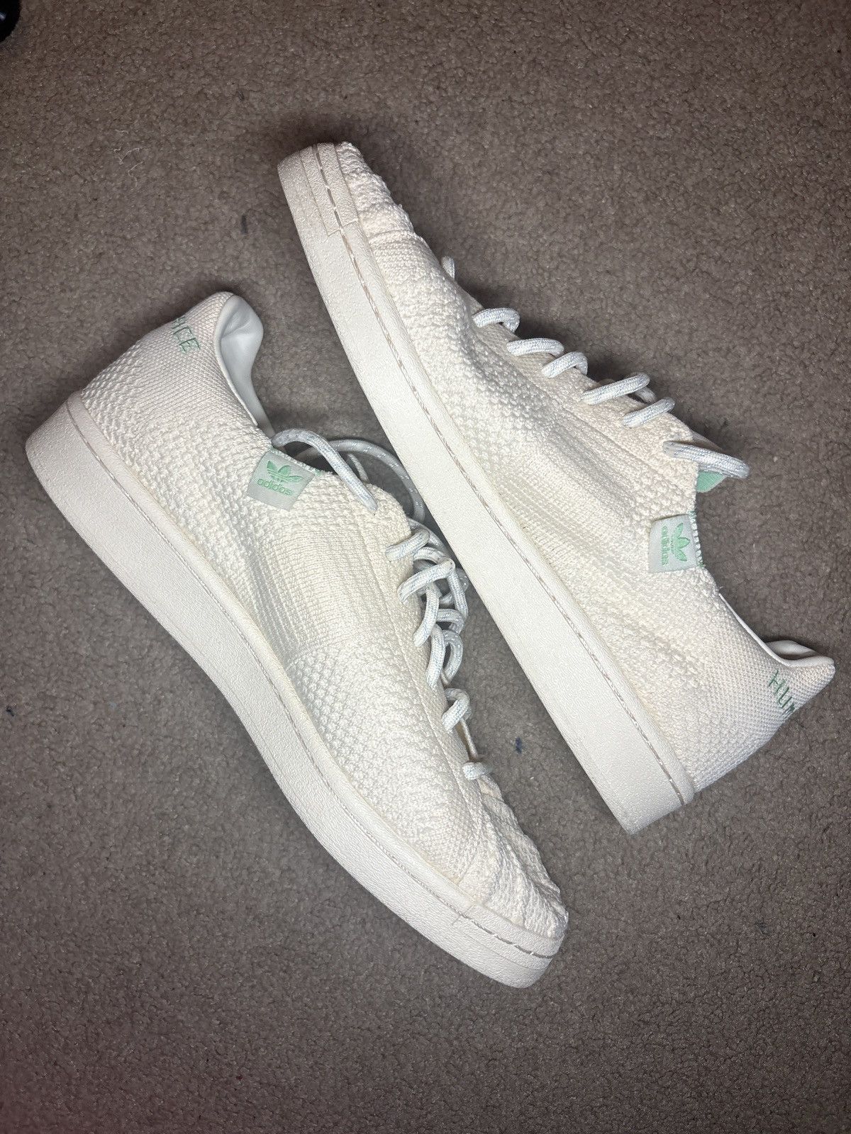 Adidas × Pharrell Adidas Superstar x Pharrell Primeknit "Cream" M US 10 Size US 10 / EU 43 - 1 Thumbnail