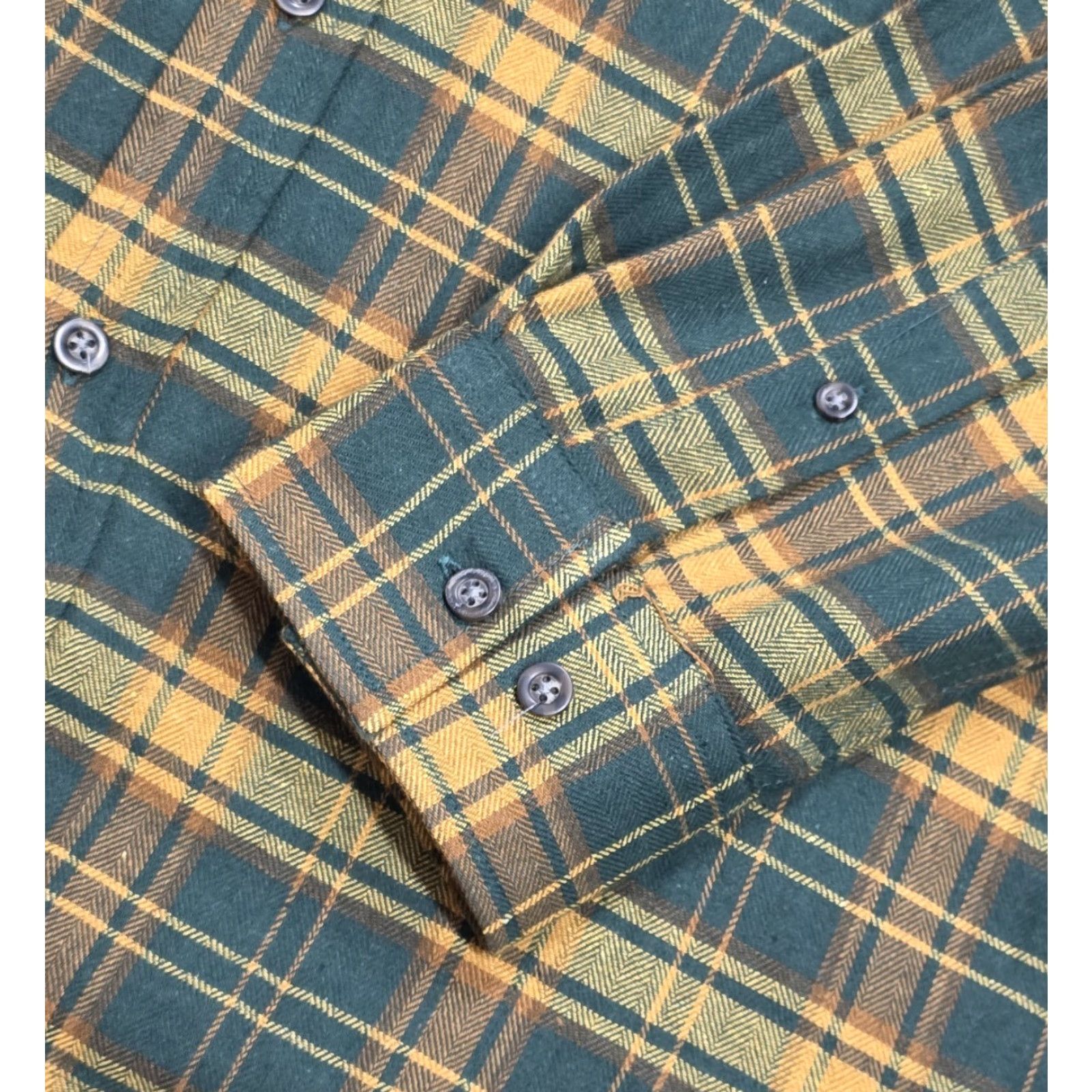 Vintage VSTR Premium Shirt Mens L Green Plaid Button-Up Long Sleeve Collared Size US L / EU 52-54 / 3 - 5 Thumbnail