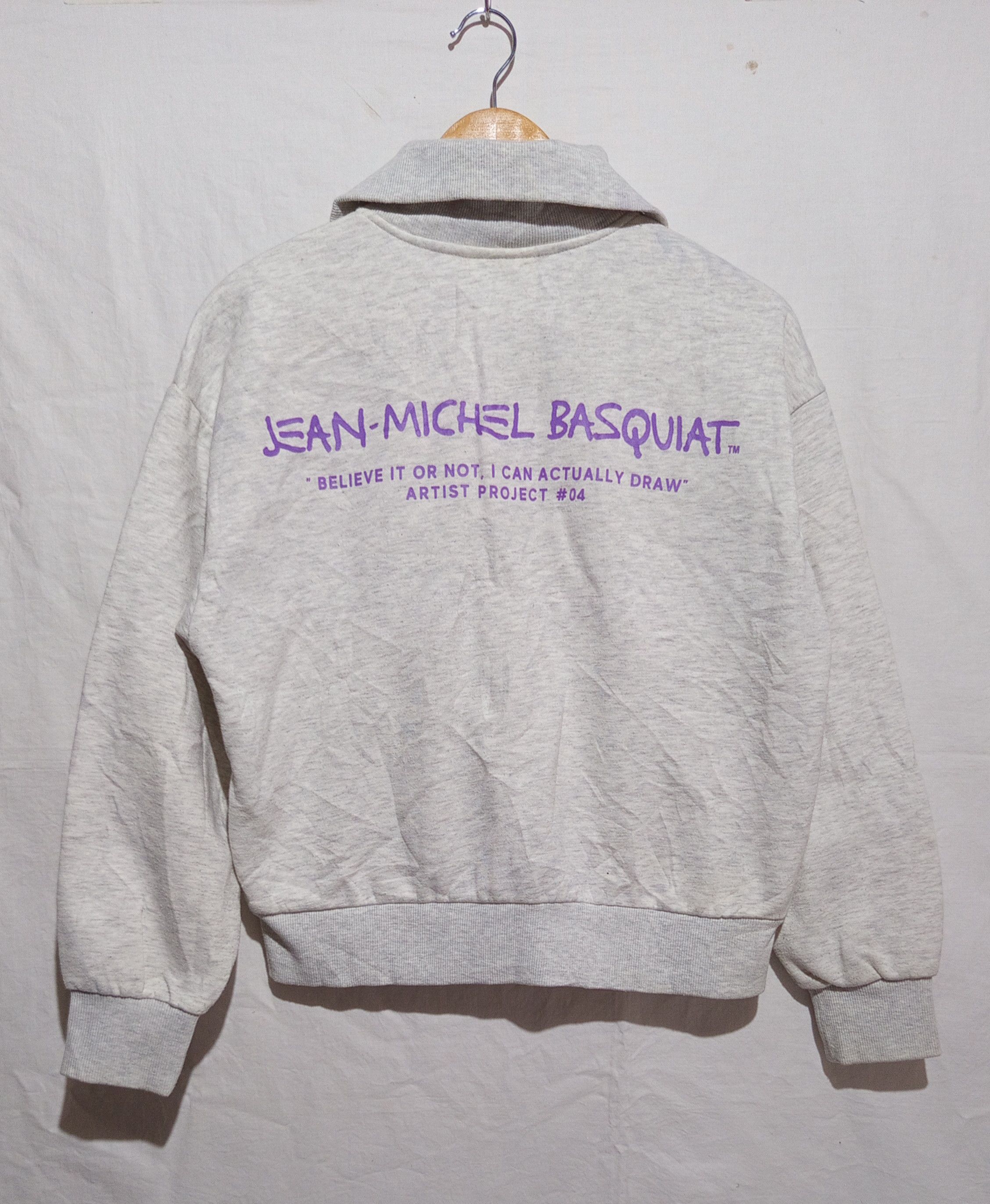 Jean-Michel Basquiat Jean-Michel Basquiat Half Zip Oversized Sweatshirt Size S / US 4 / IT 40 - 1 Thumbnail