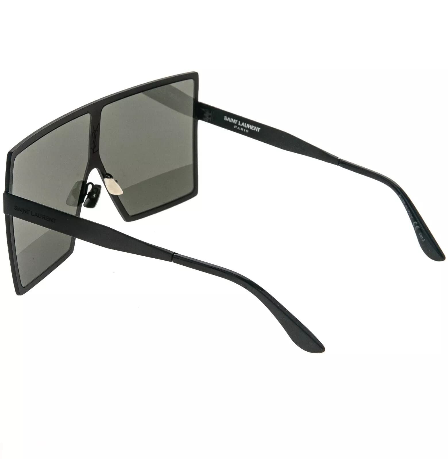 Yves Saint Laurent SAINT LAURENT Betty SL 182 Sl182 Matte Black 004 Sunglasses Size ONE SIZE - 8 Thumbnail