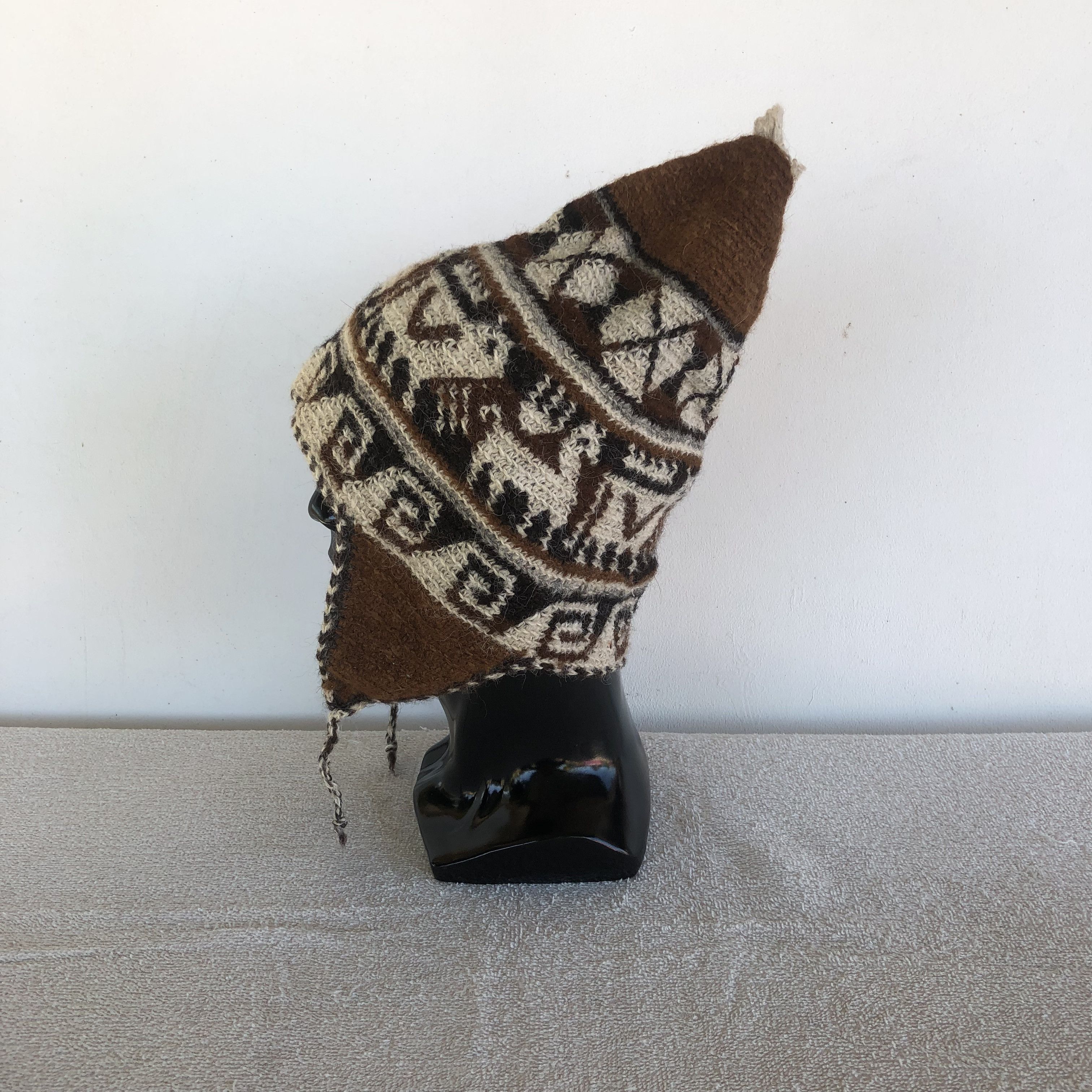 Japanese Brand Vintage Alpaca Earflap Beanie Snow Caps Hats Size ONE SIZE - 4 Thumbnail