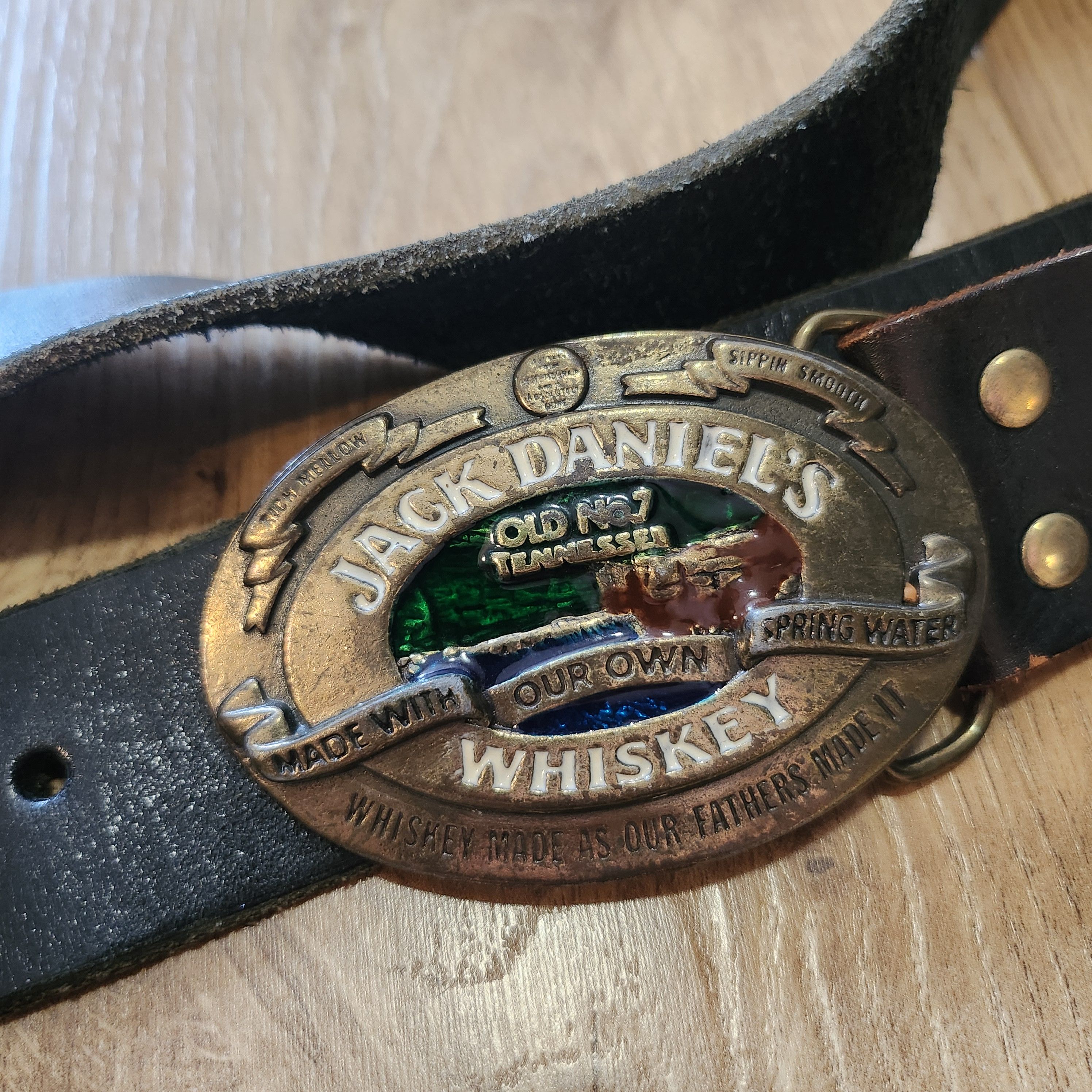 Other Jack Daniels Whiskey Belt Leather Size ONE SIZE - 1 Thumbnail