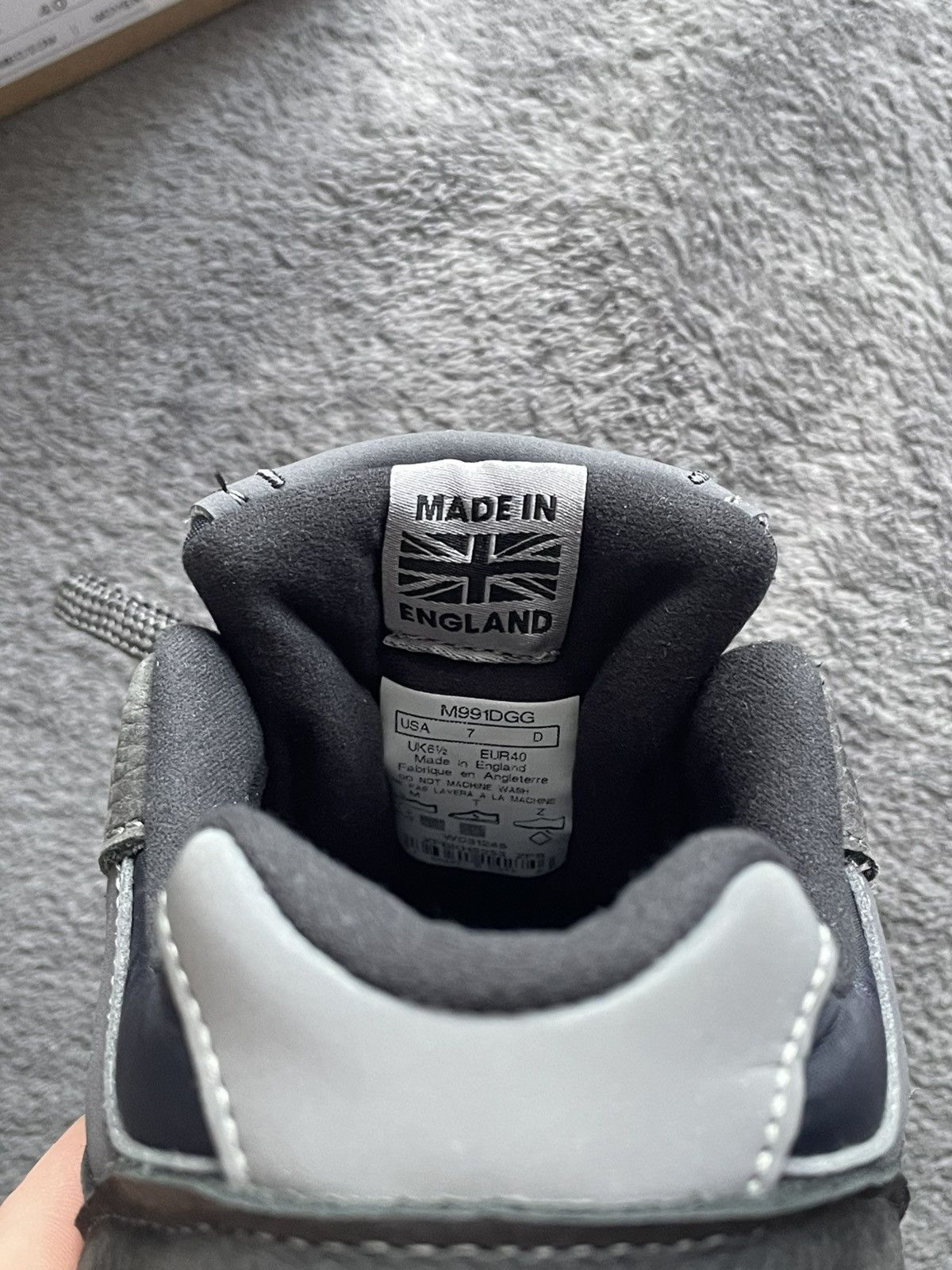 New Balance New Balance 991 MiUK black 7 Size US 7 / EU 40 - 7 Thumbnail