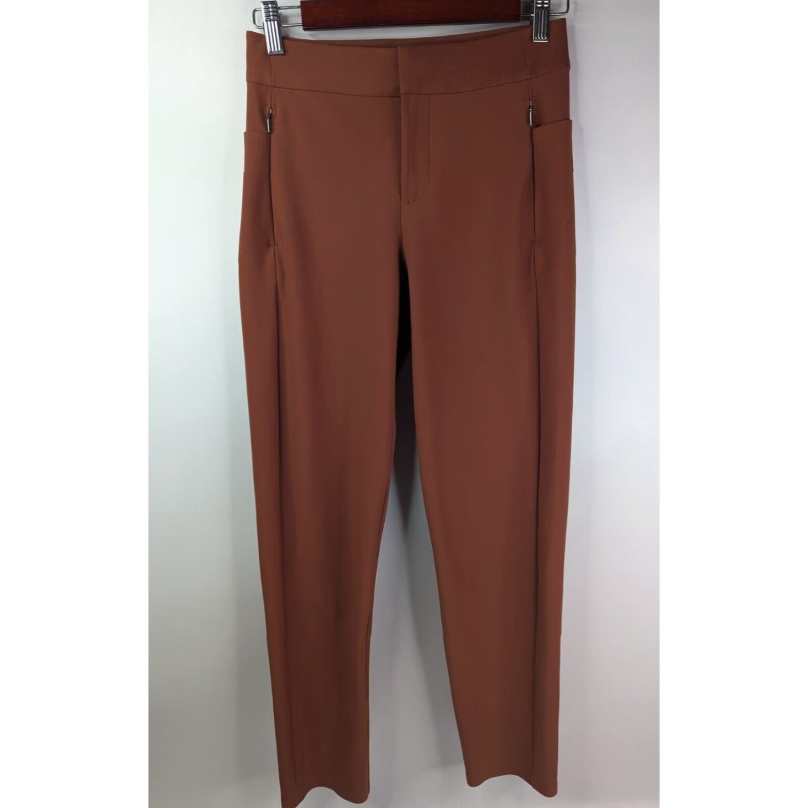Athleta Athleta Pants Women’s 0 Rust Skinny Trouser Career 982872 Size 25" / US 0 / IT 36 - 2 Thumbnail