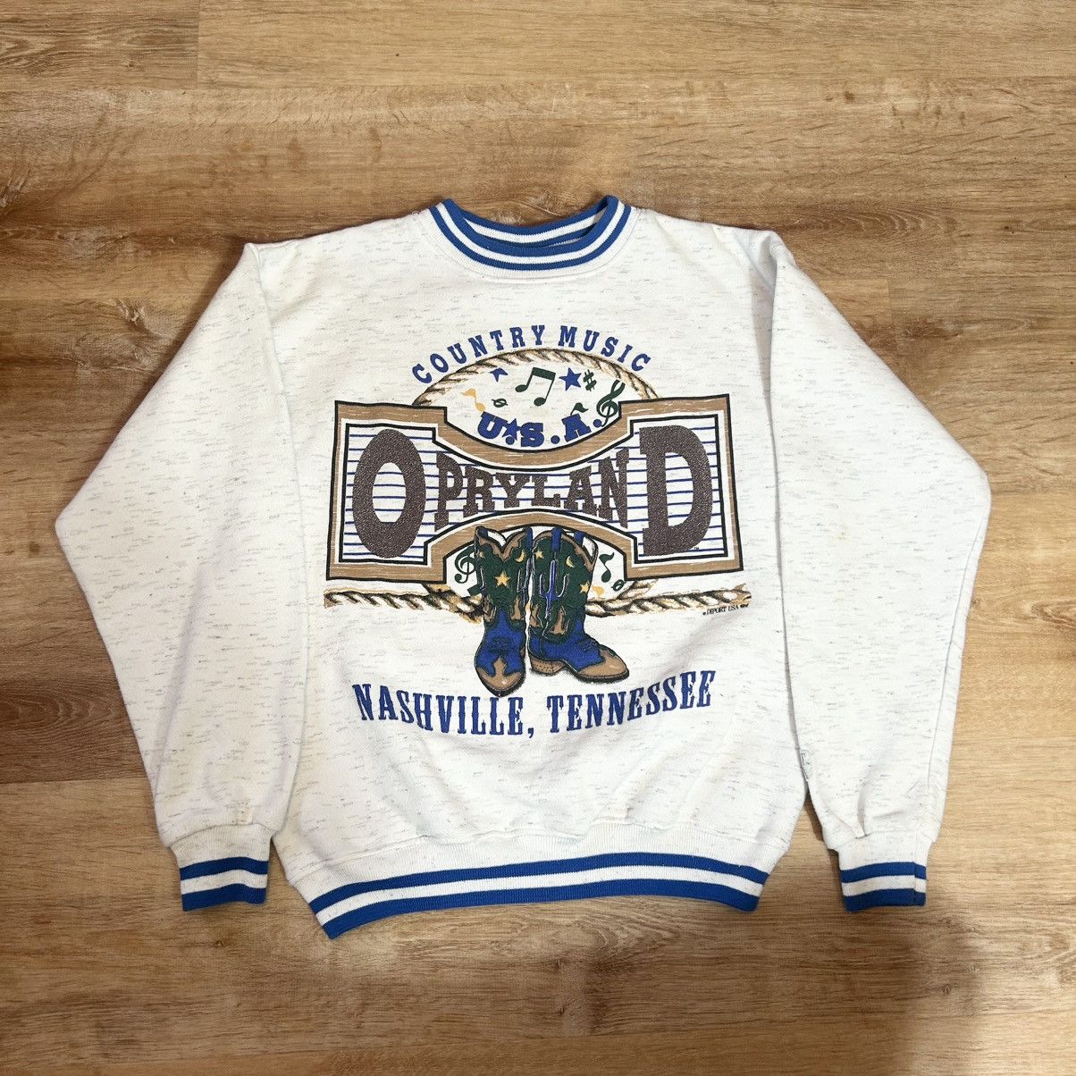 Vintage 90s Opryland Country Music Nashville Tennessee Sweater Size US M / EU 48-50 / 2 - 1 Thumbnail
