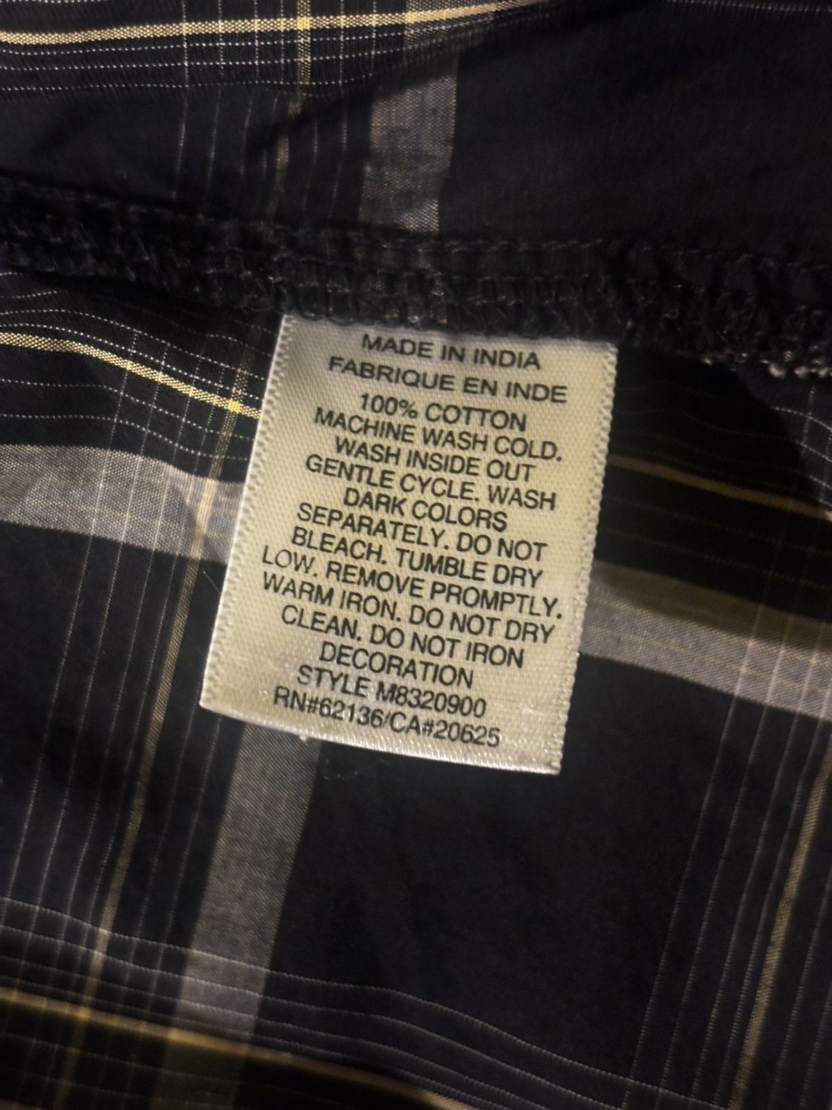 Guess Men’s black plaid shirt2233 Size US M / EU 48-50 / 2 - 9 Thumbnail