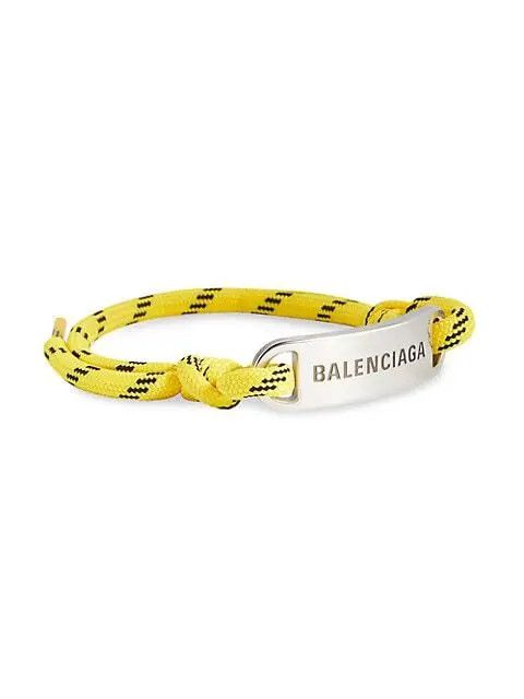 Balenciaga o1in1g0524 Size : OS / Plate Bracelet in Yellow/Black Size ONE SIZE - 2 Thumbnail
