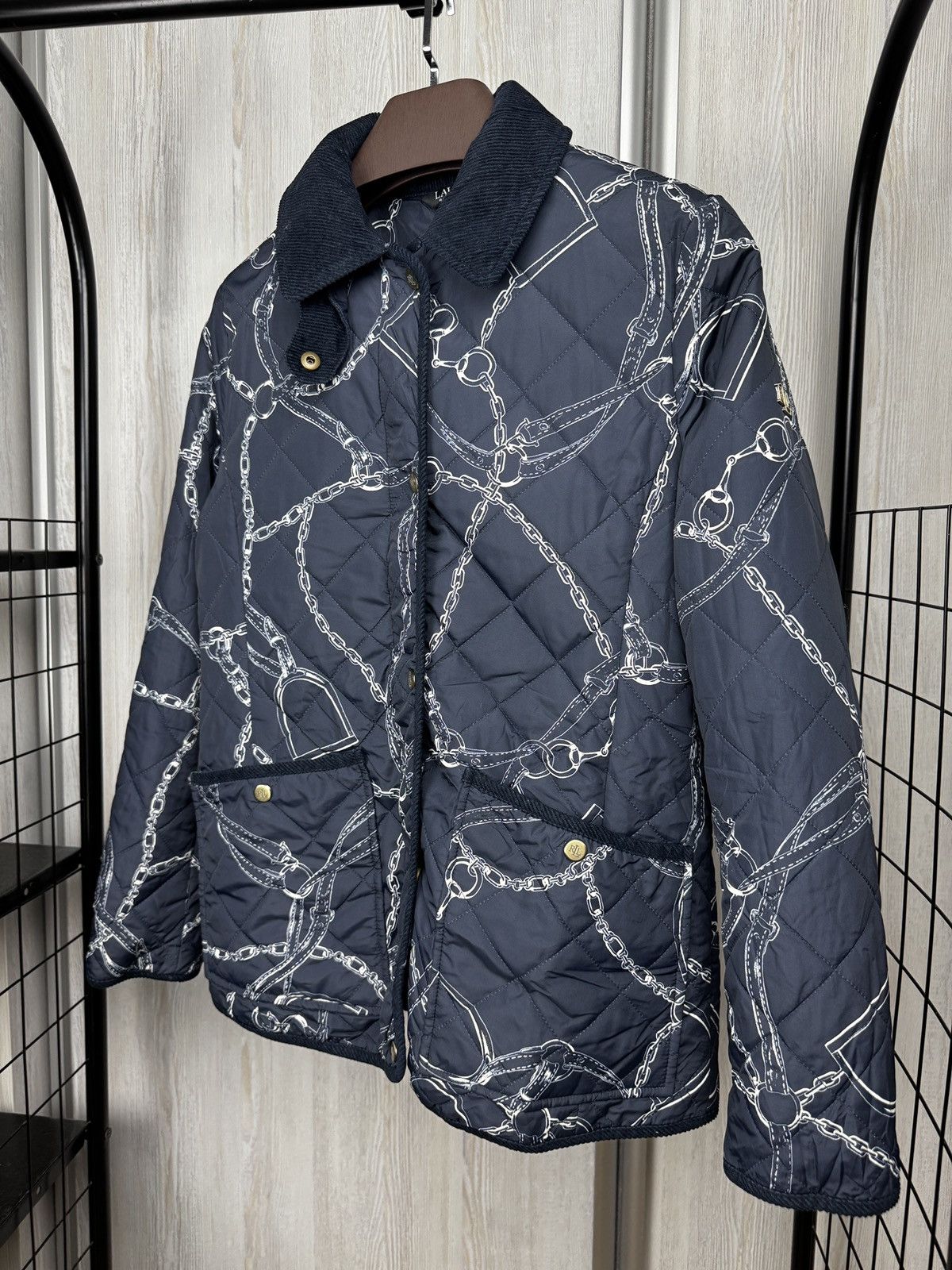 Lauren Ralph Lauren LAUREN RALPH LAUREN Black label Belting Print Quilted Jacket Size S / US 4 / IT 40 - 8 Thumbnail