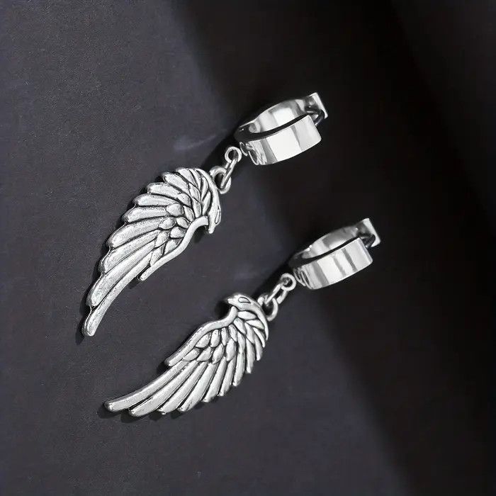 Jewelry Angel Wings Eagle Eye Earring Size ONE SIZE - 4 Thumbnail