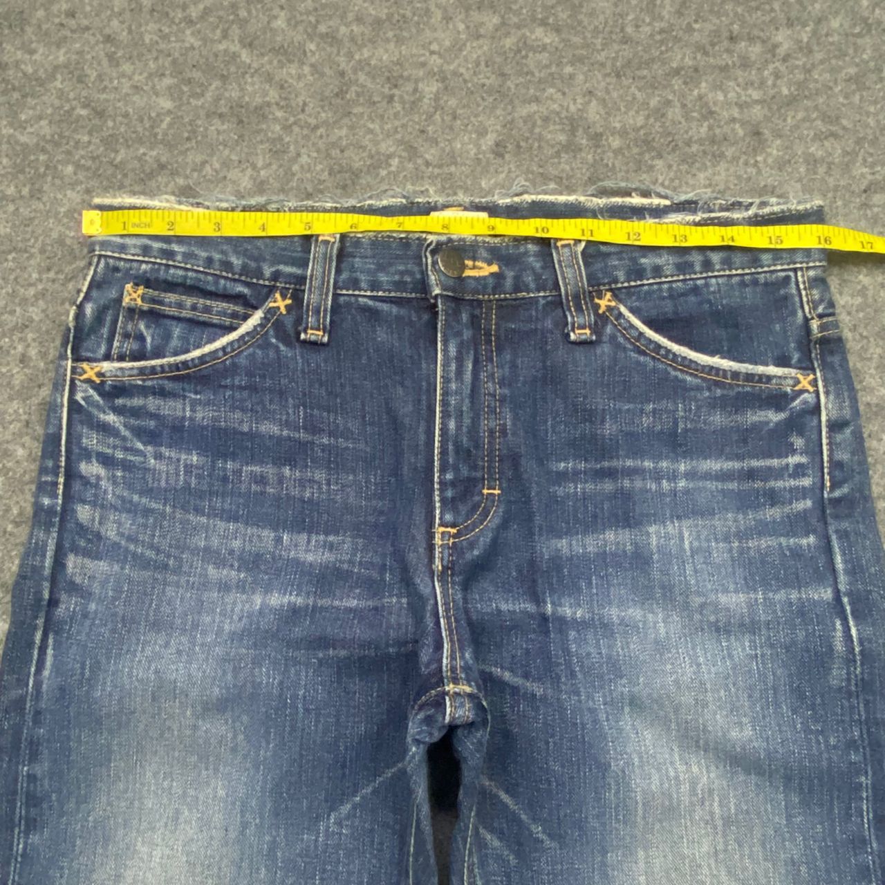 If Six Was Nine 💥Flare💥Vintage Lee Riders Lady Denim Size 32" / US 10 / IT 46 - 4 Thumbnail