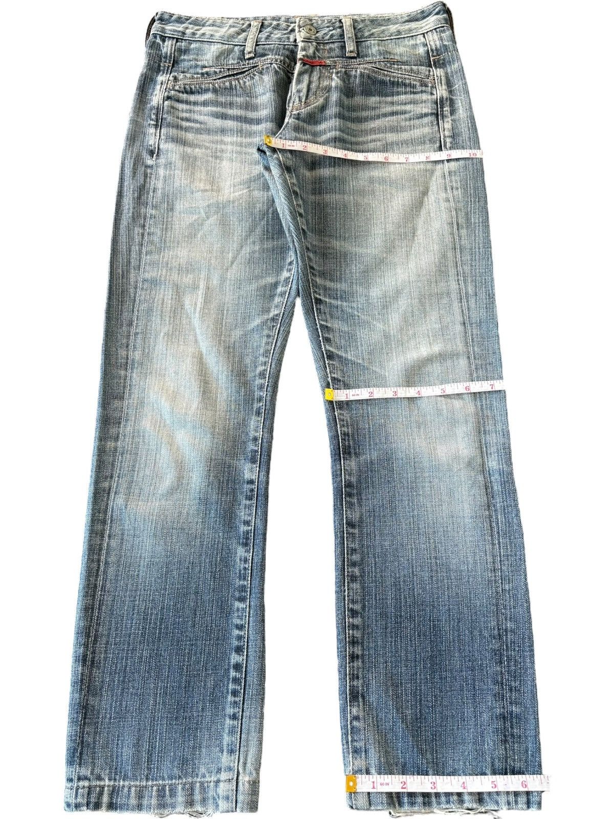Marithe + Francois Girbaud Vintage Marithe Francois Girbaud Faded Distresses Jeans Size 31" - 8 Thumbnail