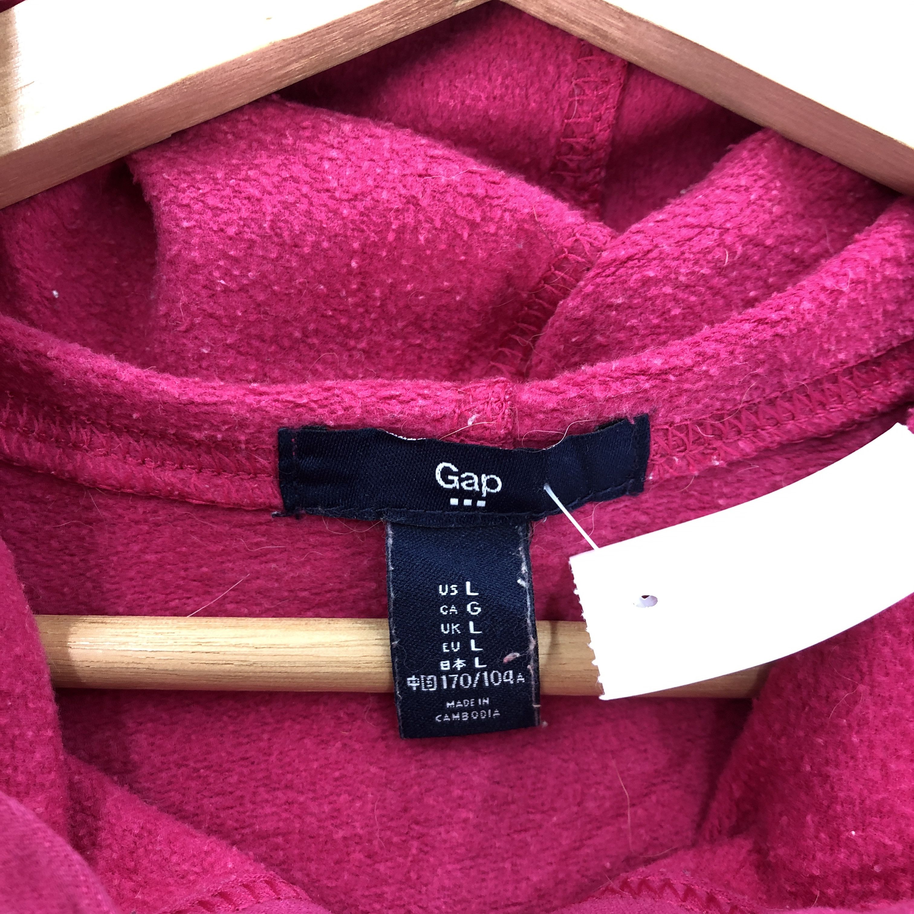Gap Vintage Y2K Gap Sweatshirt Hoodie GAP Sweater Hooded Jumper Size US L / EU 52-54 / 3 - 5 Thumbnail