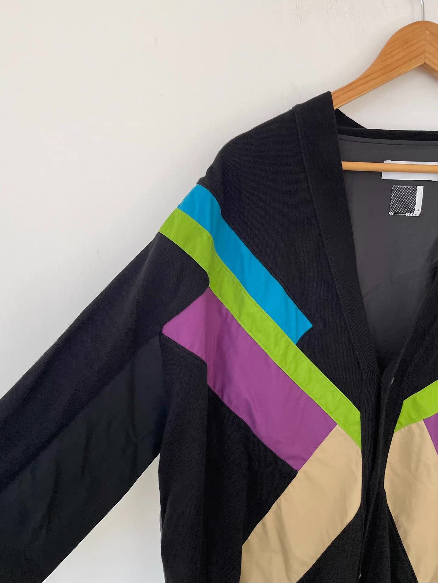 Facetasm Facetasm 21SS Vintage Paneled Men's Lightweight Cardigan Ｑ21 Size US M / EU 48-50 / 2 - 3 Thumbnail