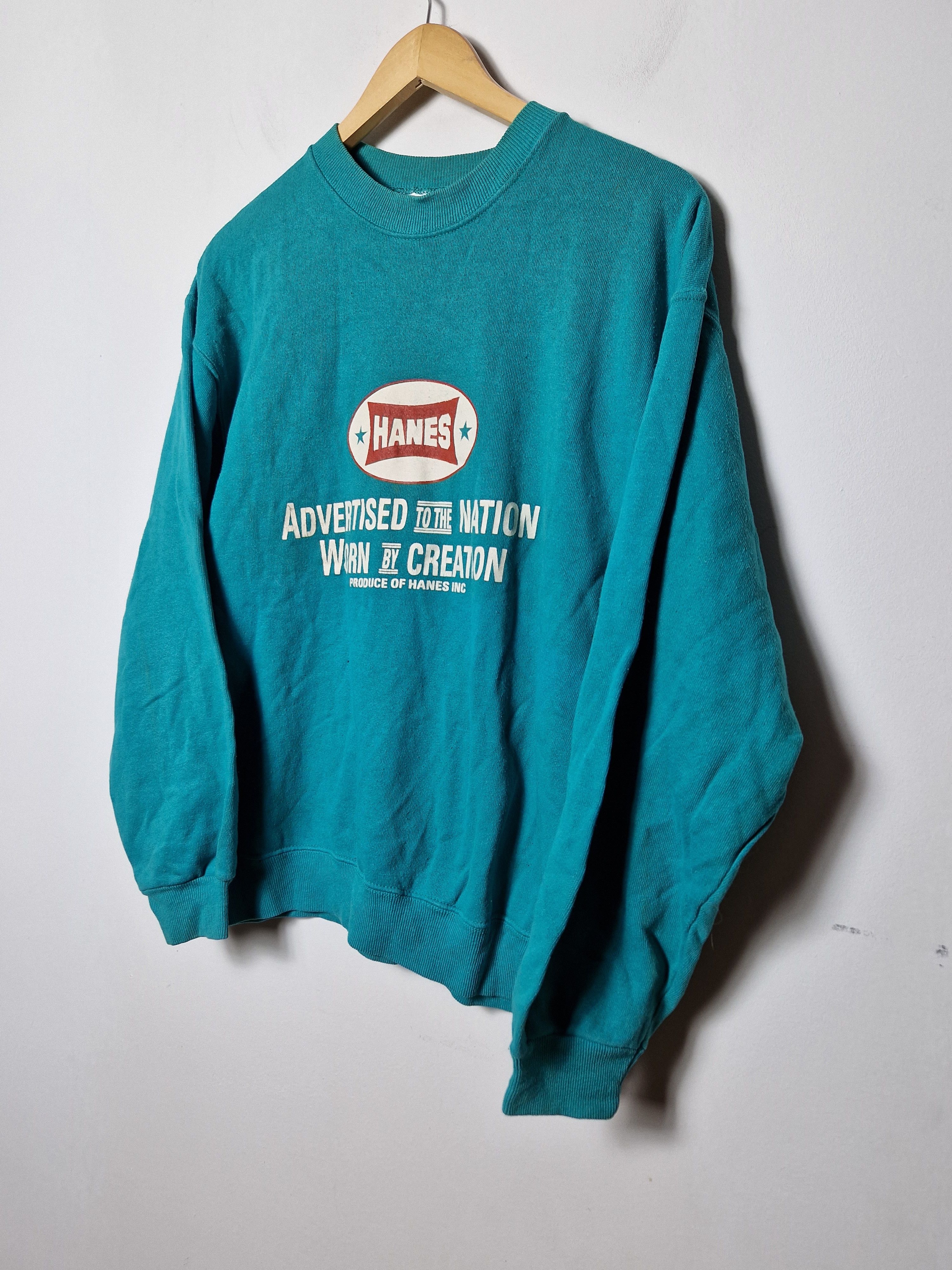 Hanes vintage Hanes sweatshirt Size US L / EU 52-54 / 3 - 3 Thumbnail
