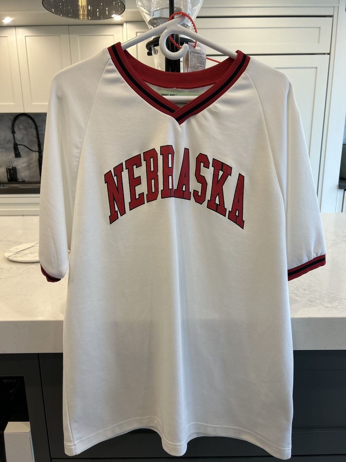 Fashion Off White Nebraska T Shirt Off White Nebraska Short Sleeve