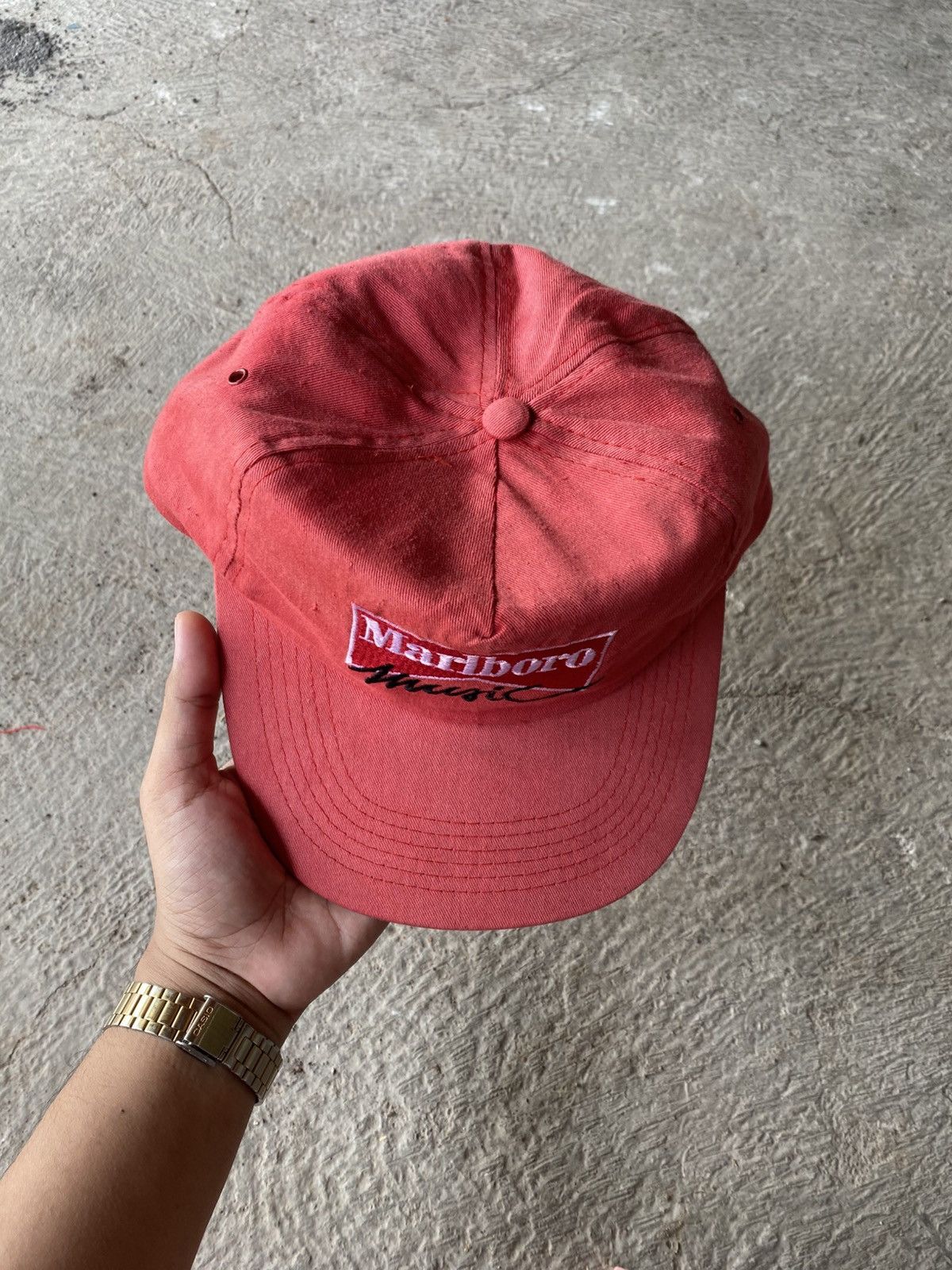 Marlboro Marlboro music Vintage hats Size ONE SIZE - 7 Thumbnail