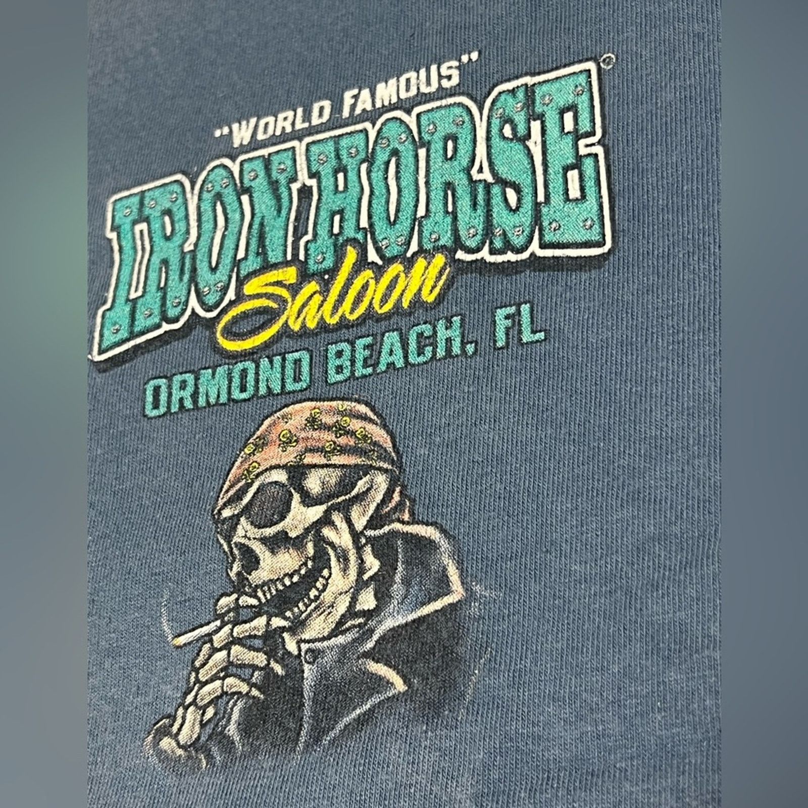 Gildan Iron Horse Saloon Biketoberfest Biker Pocket Shirt 2013 Size US XXL / EU 58 / 5 - 3 Thumbnail