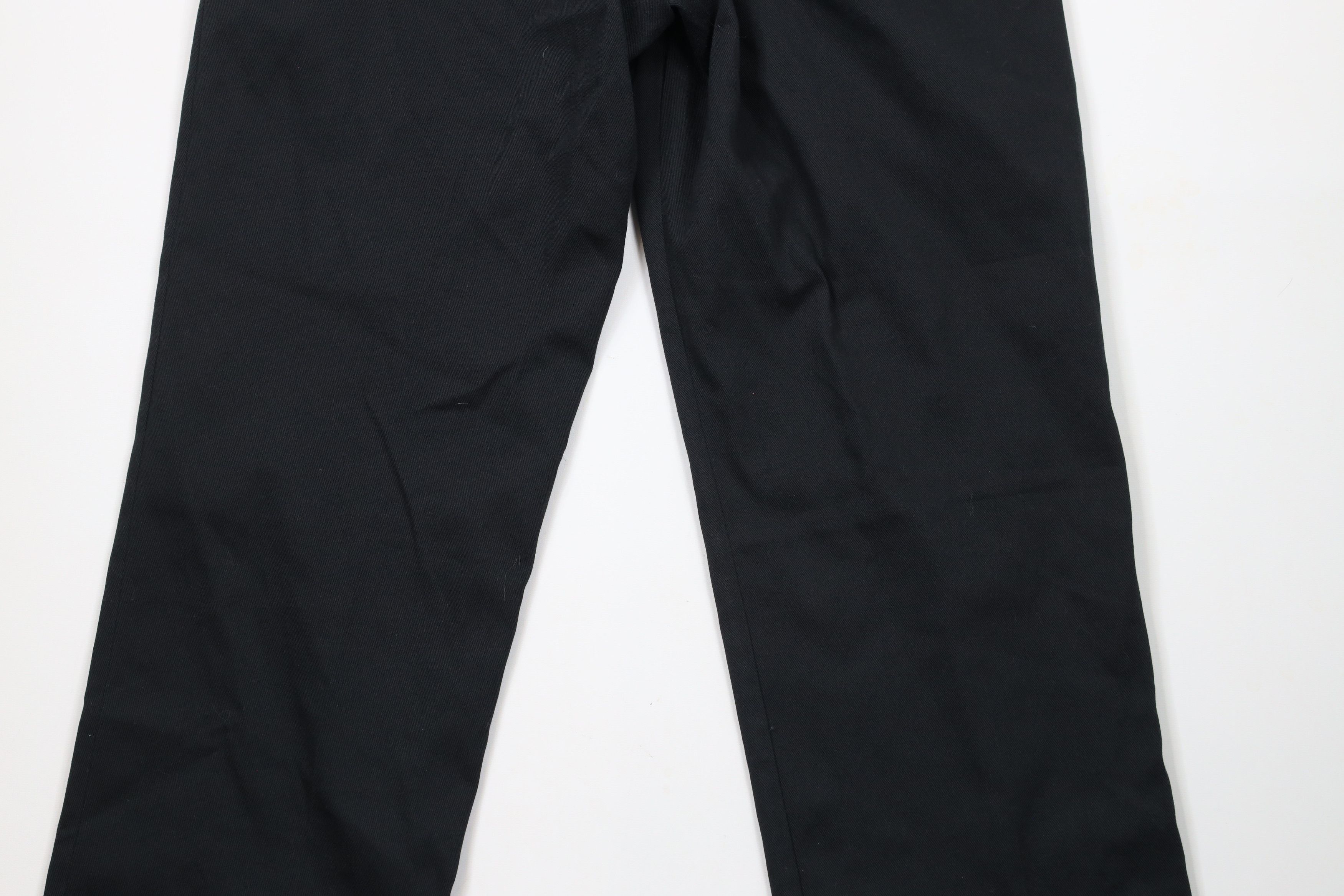 Dickies × Vintage Vintage Y2K Dickies Spell Out Wide Leg Workwear Pants Black Size US 36 / EU 52 - 12 Thumbnail