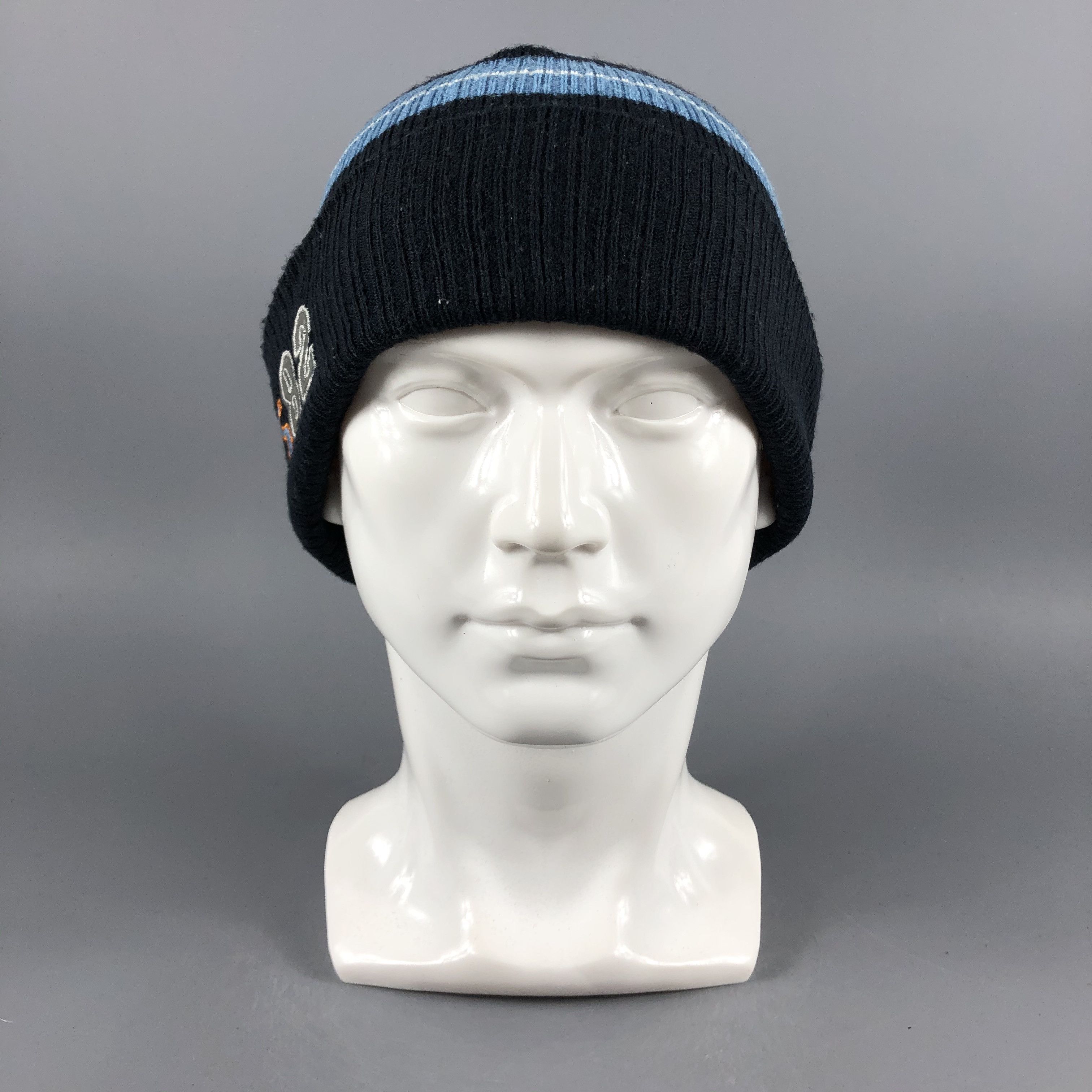 Asics × Vintage Asics Stripe Beanie Snow Hat Snow Cap -D1050 Size ONE SIZE - 1 Thumbnail