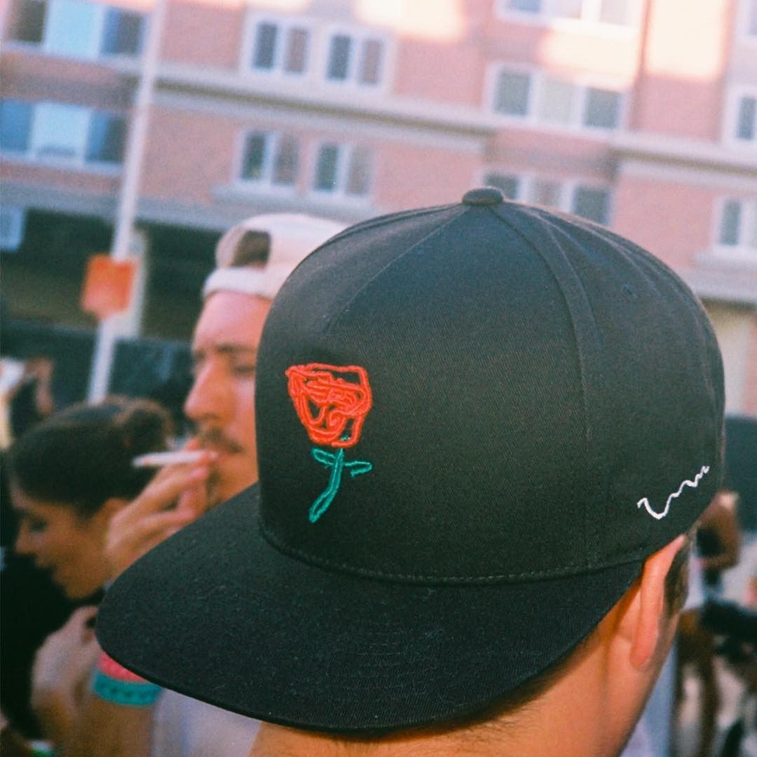 pizzaslime rose whatever snapback cap hat pizza slime