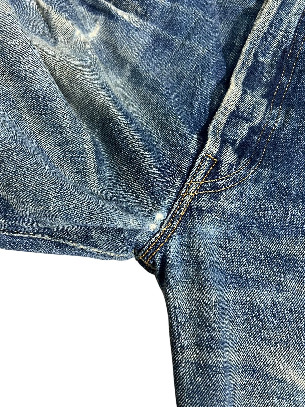 Levi's Vintage Levi’s 501xx Big E Selvedge Distressed Jean Size US 33 - 18 Thumbnail