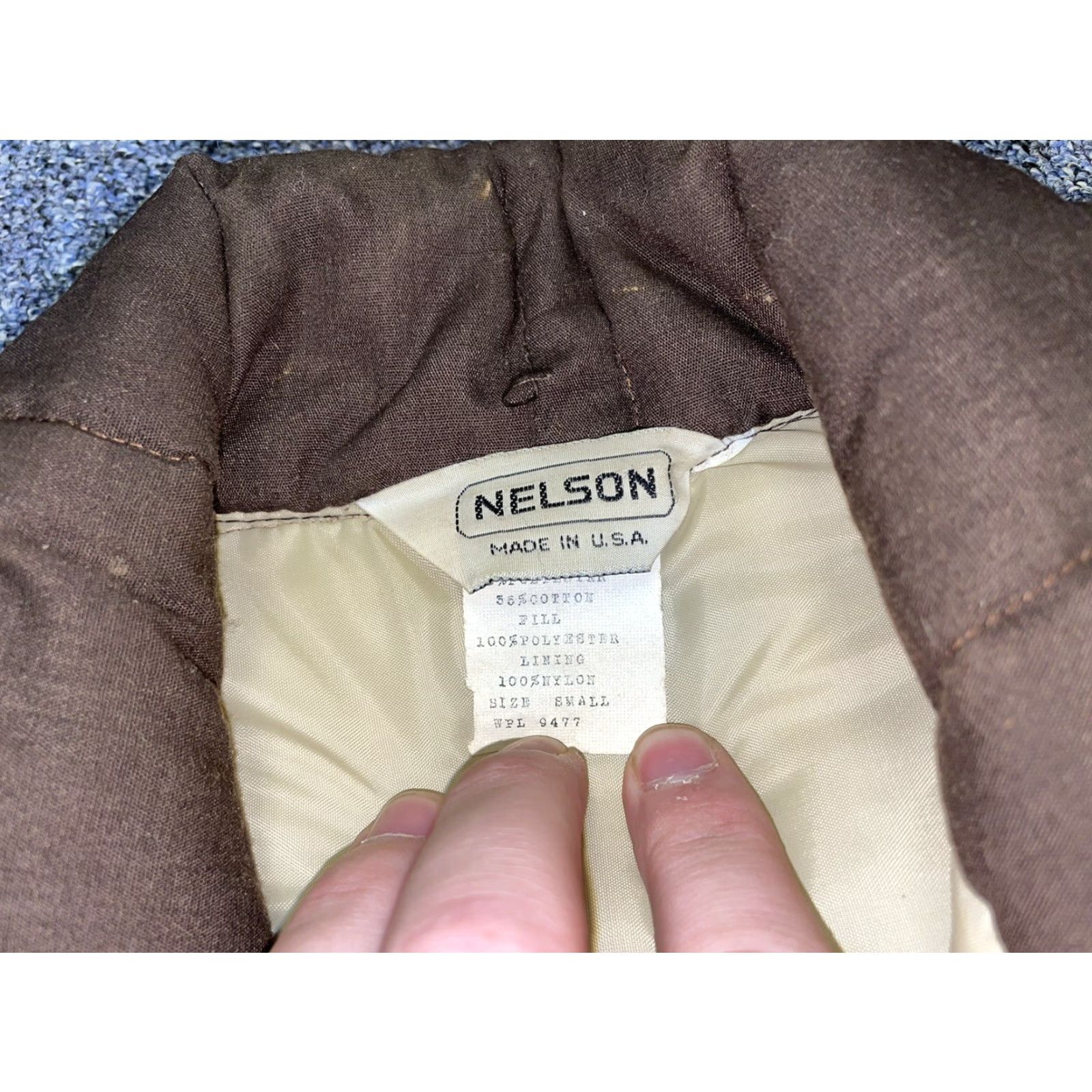 Vintage VINTAGE Nelson Vest Shirt Mens USA Brown S Regular Size Model R7642 Include Button Up Zip Up 70s 80s Made in USA Size US S / EU 44-46 / 1 - 3 Thumbnail