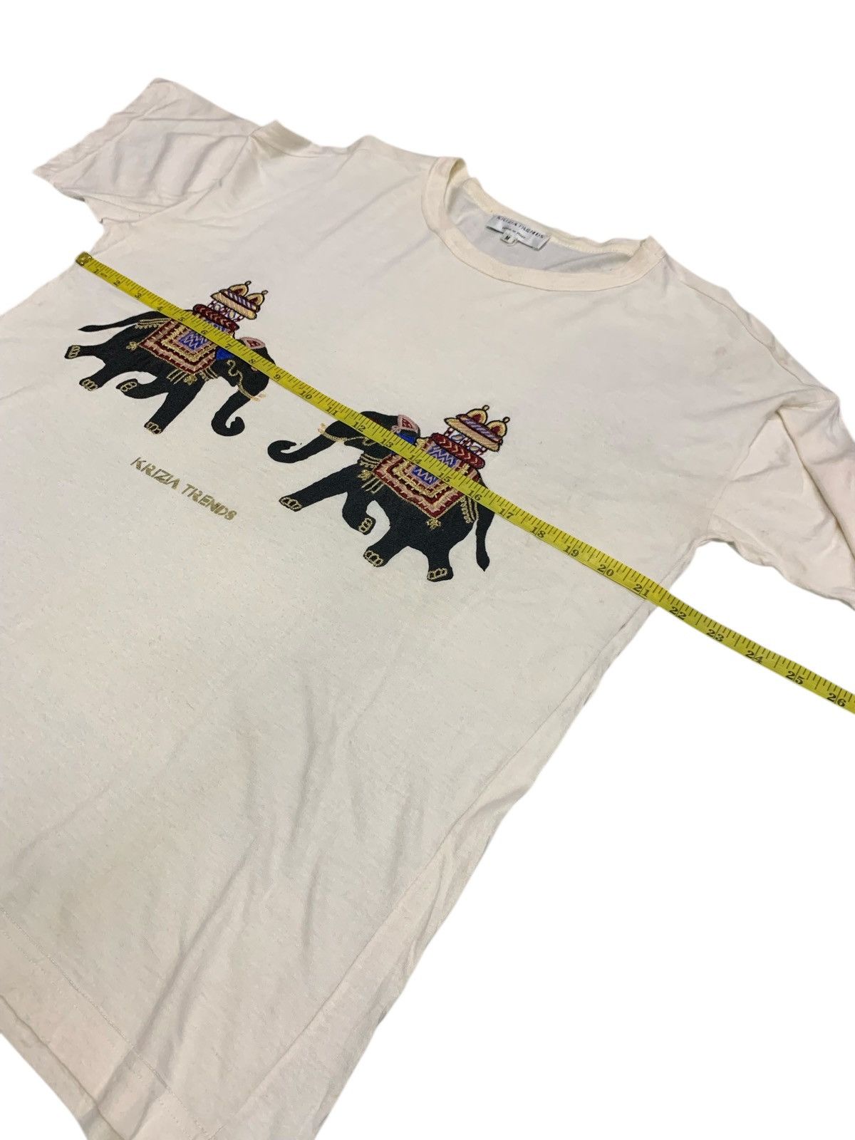 Krizia Uomo Rare Krizia Trend Embroidered Photo T Shirt Size US M / EU 48-50 / 2 - 5 Thumbnail