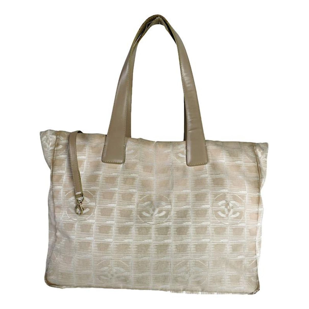 Chanel Beige Polyester Handbag Size ONE SIZE - 1 Thumbnail