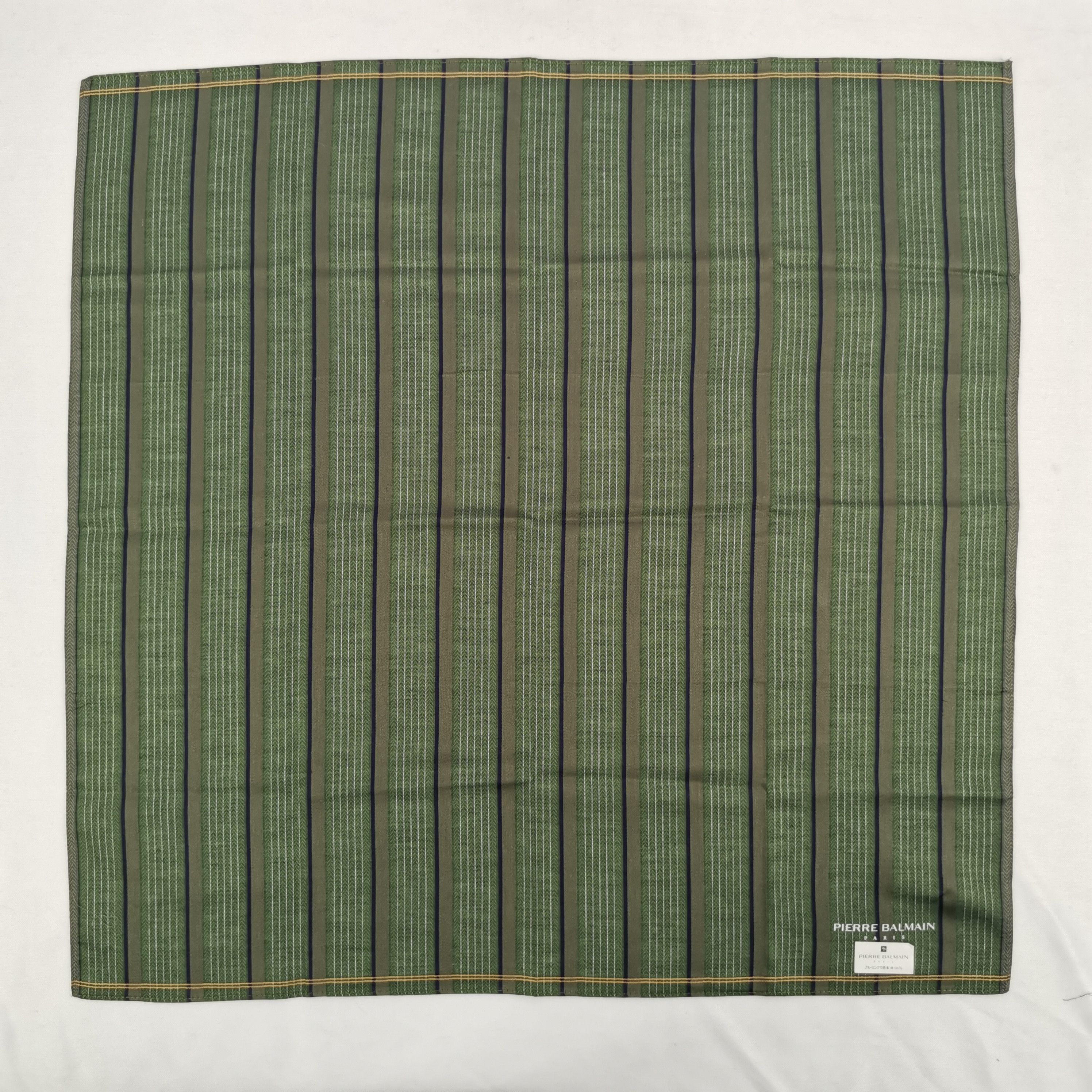 Japanese Brand NWT Vintage Pierre Balmain Handkerchief Neckerchief Bandana Size ONE SIZE - 2 Thumbnail