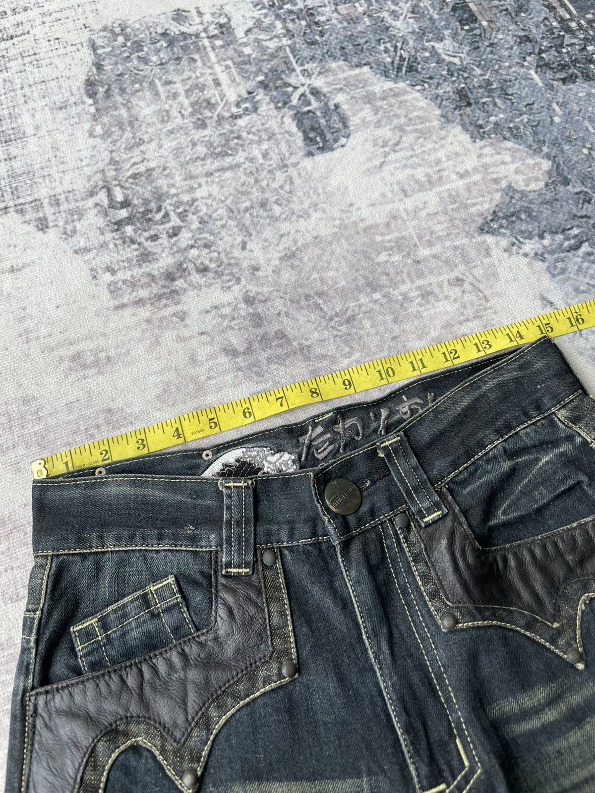 Japanese Brand × Tornado Mart × semanticdesign Big Train Studed Tornado Mart Style Jeans Size US 30 / EU 46 - 14 Thumbnail