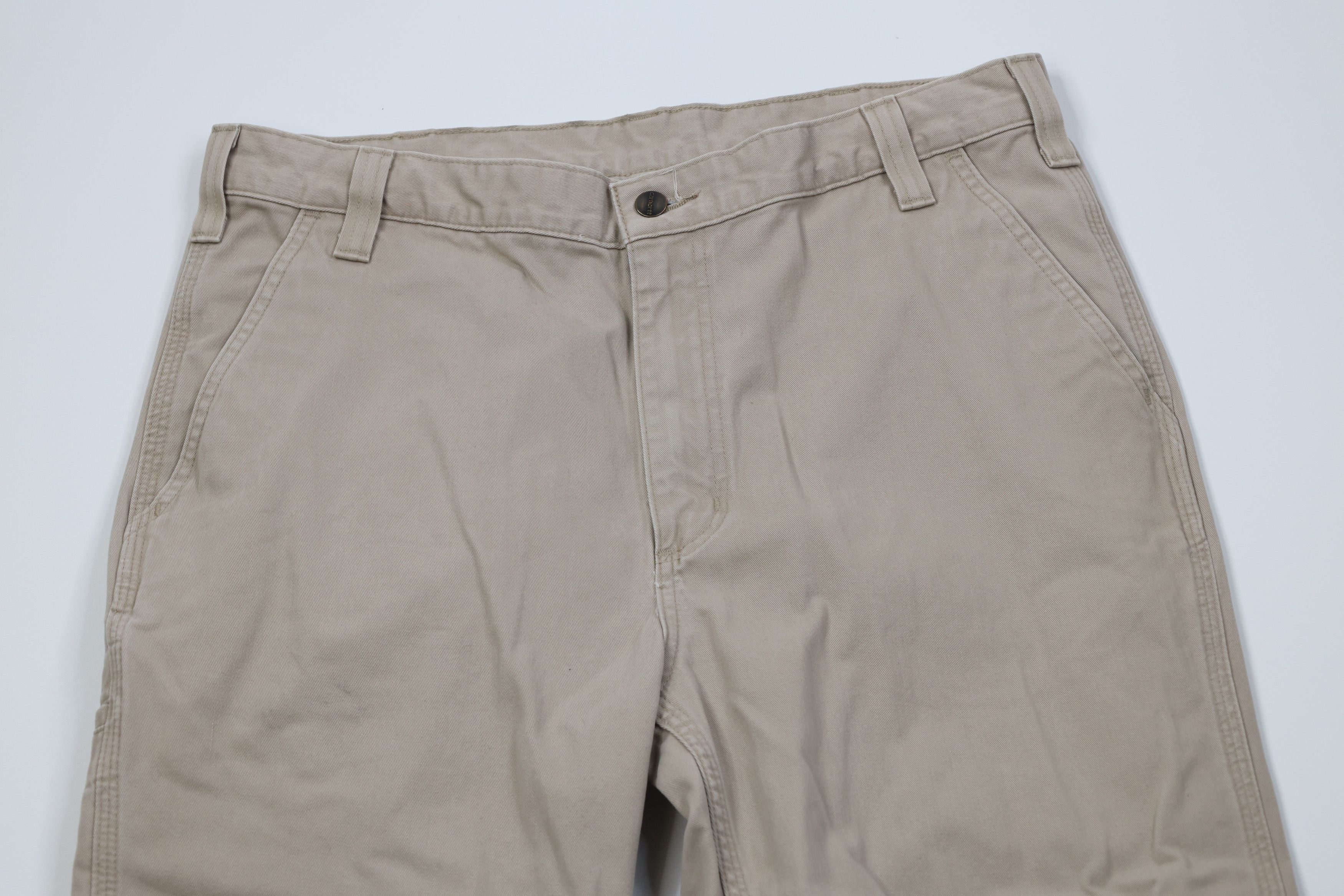 Carhartt Vintage Y2K Carhartt Relaxed Fit Wide Leg Chino Pants Tan Size US 36 / EU 52 - 2 Thumbnail