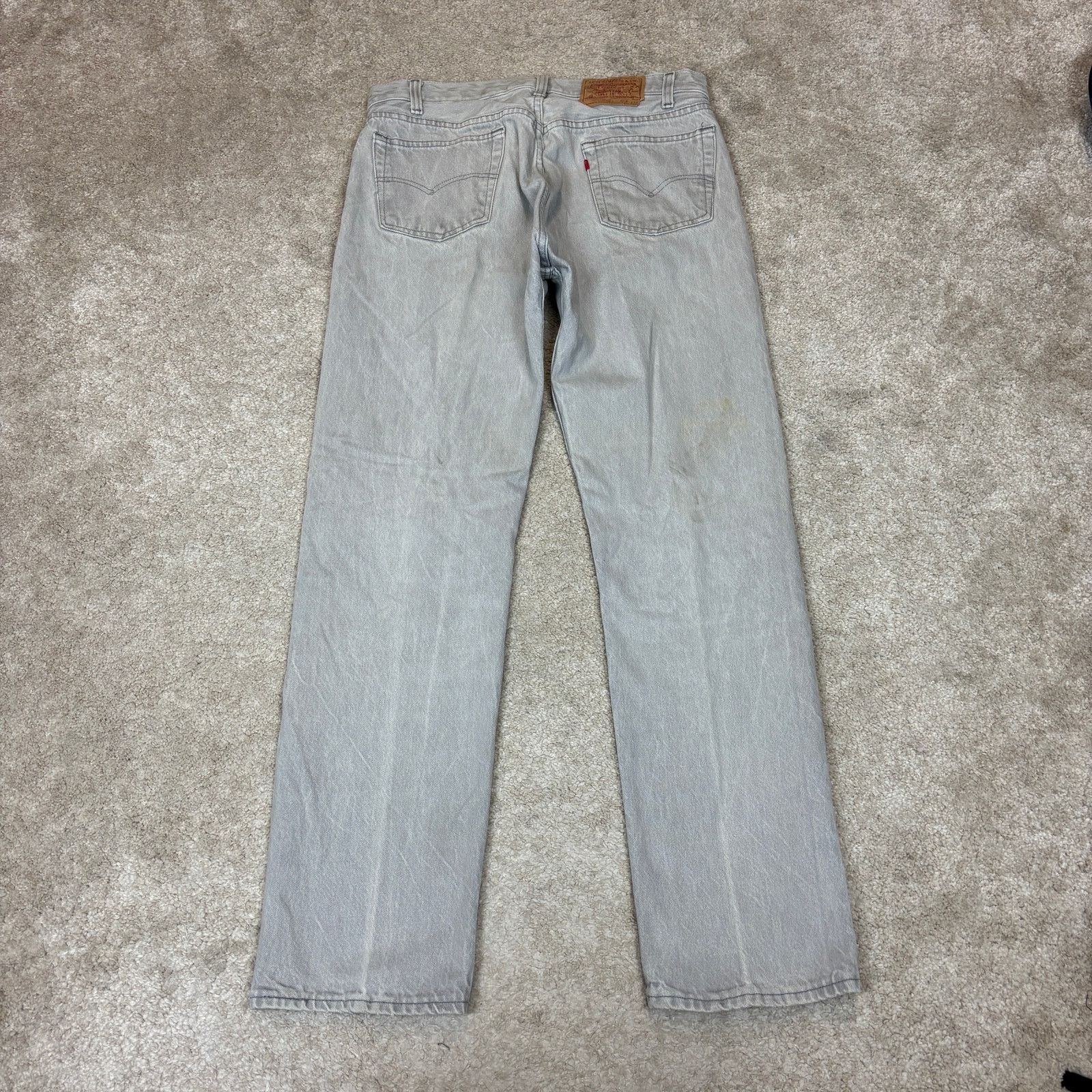 Levi's Vintage 80s Levi's 501 Distressed Straight Leg Jeans 32x31 Size US 32 / EU 48 - 3 Thumbnail