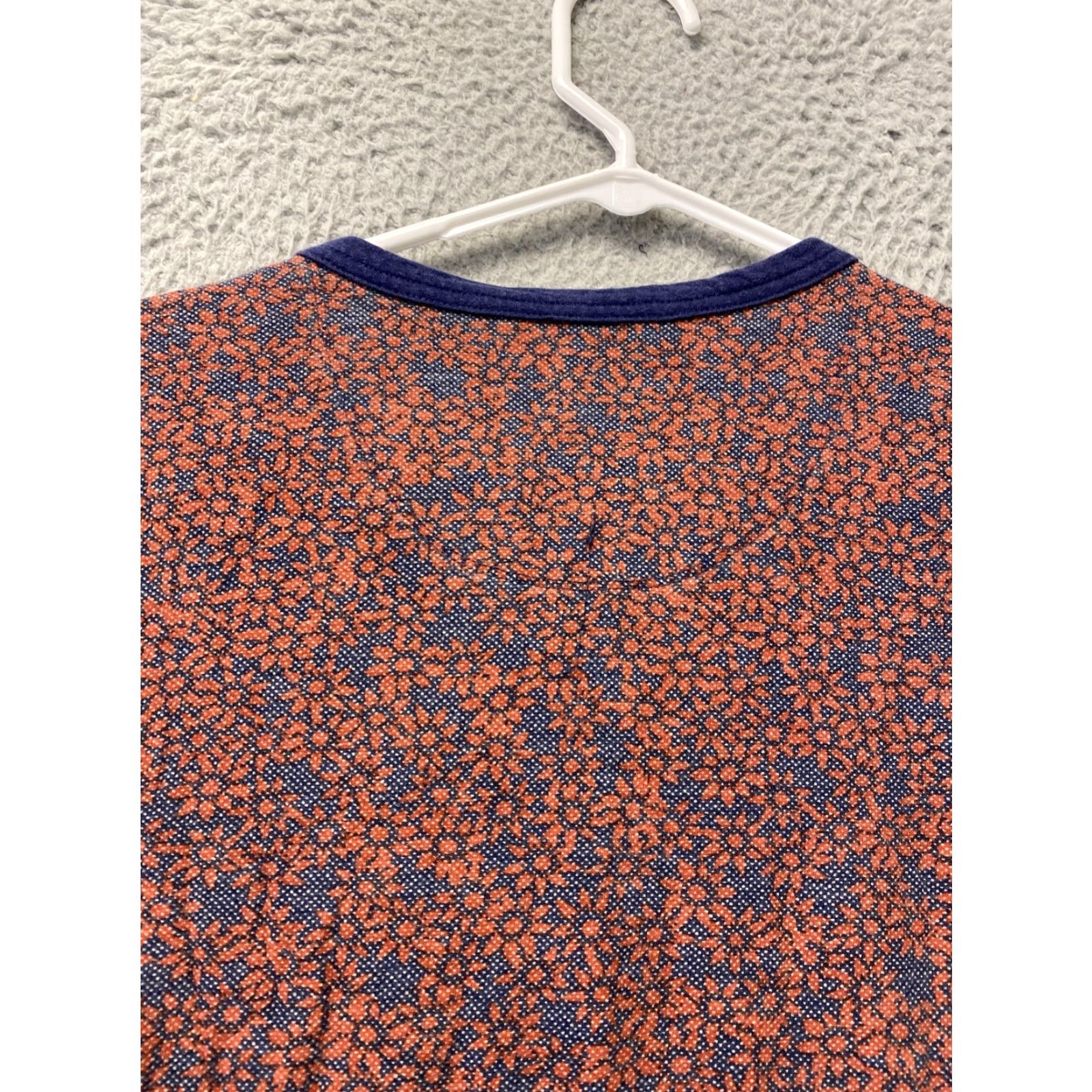 Gap GAP Men's Henley Shirt Long Sleeve S 104-46 Four Leaf Clover 100% Cotton Knit Lightweight Regular Fit" Size US S / EU 44-46 / 1 - 8 Thumbnail